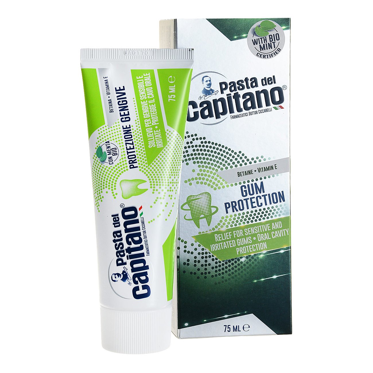 Pasta Del Capitano Gum Protection Οδοντόκρεμα για Ευαίσθητα Ούλα 75ml