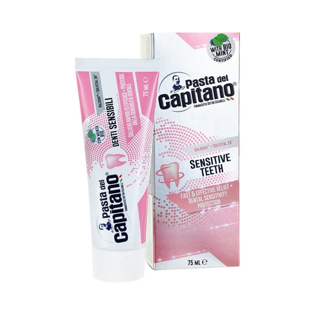 Pasta Del Capitano Sensitive Teeth Οδοντόκρεμα για Ευαίσθητα Δόντια 75ml