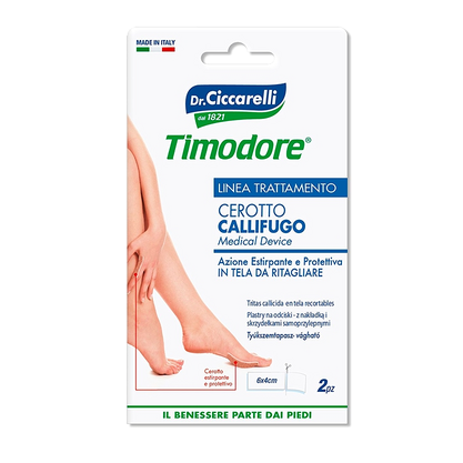 Dr Ciccarelli Timodore Corn Remover Plasters Λωρίδα Αφαίρεσης Κάλων 2τμχ
