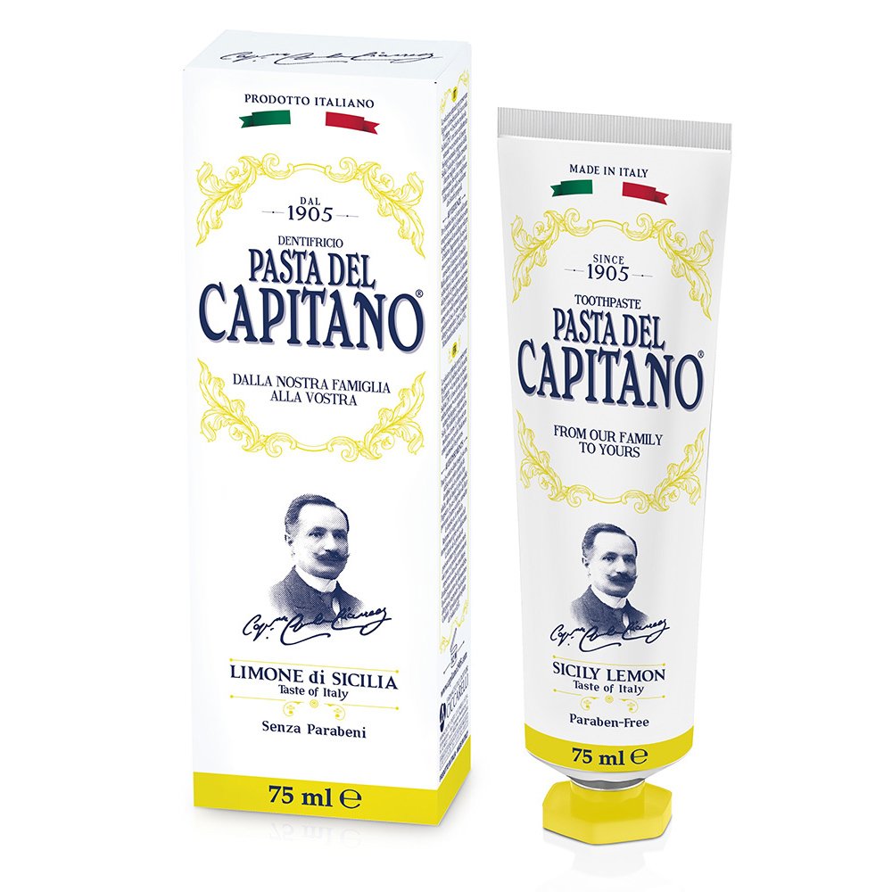 Pasta Del Capitano Sicily Lemon Οδοντόκρεμα με Ευχάριστη Γεύση Λεμόνι 75ml