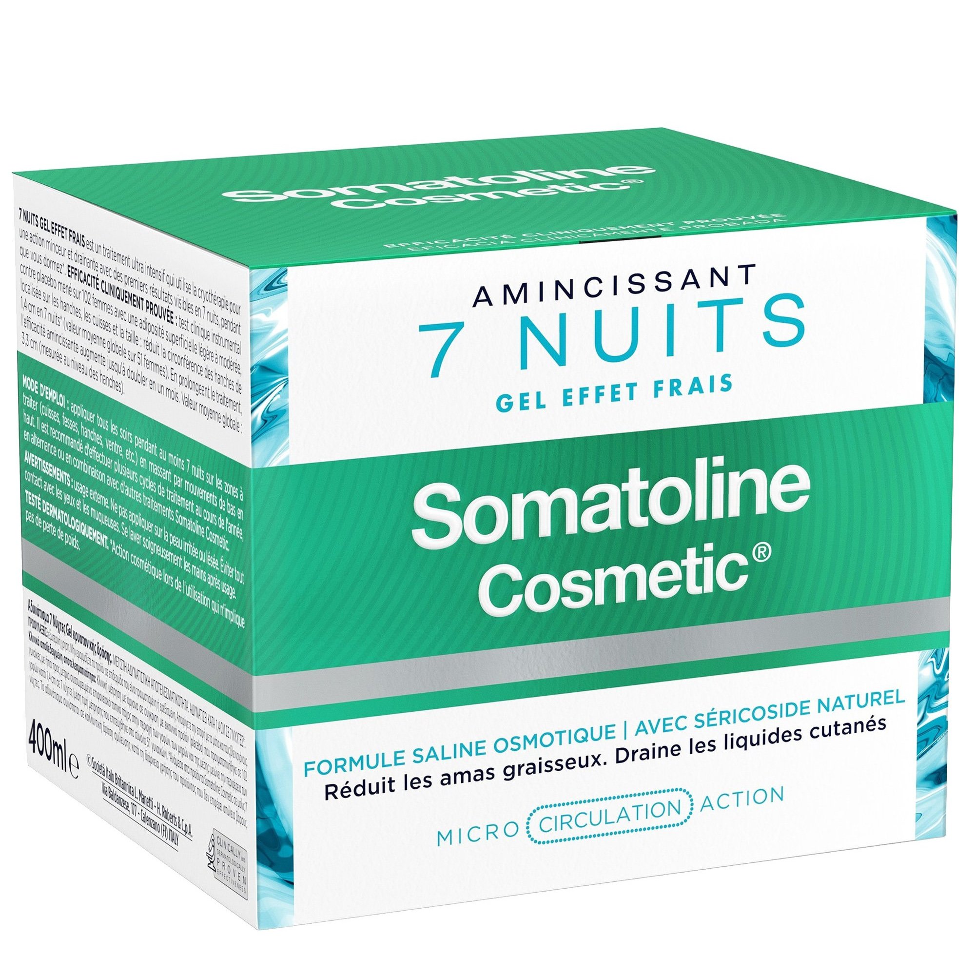 Somatoline Cosmetic Amincissant 7 Nuits Ultra Intensif Gel Frais Εντατικό Αδυνάτισμα 7 Νύχτες 400ml