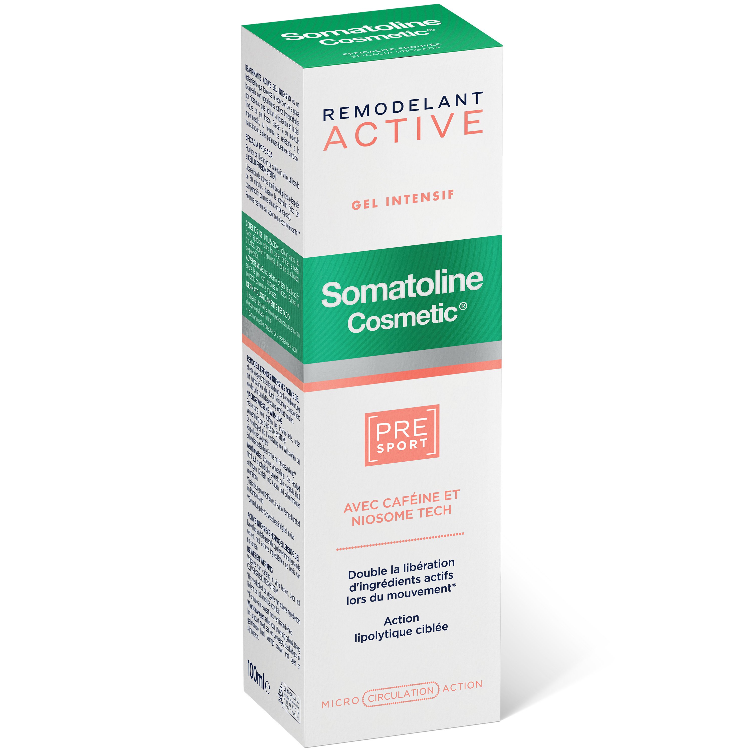 Somatoline Cosmetic Remodelant Active Pre Sport Gel Αγωγή Σώματος για Εντατική Καύση Λίπους Κατά τη Διάρκεια της Άθλησης, με Καφεΐνη 100ml