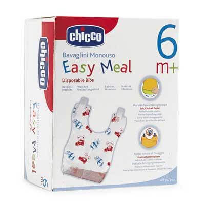 Chicco Τραχηλιά Μίας Χρήσης 40 τμχ.