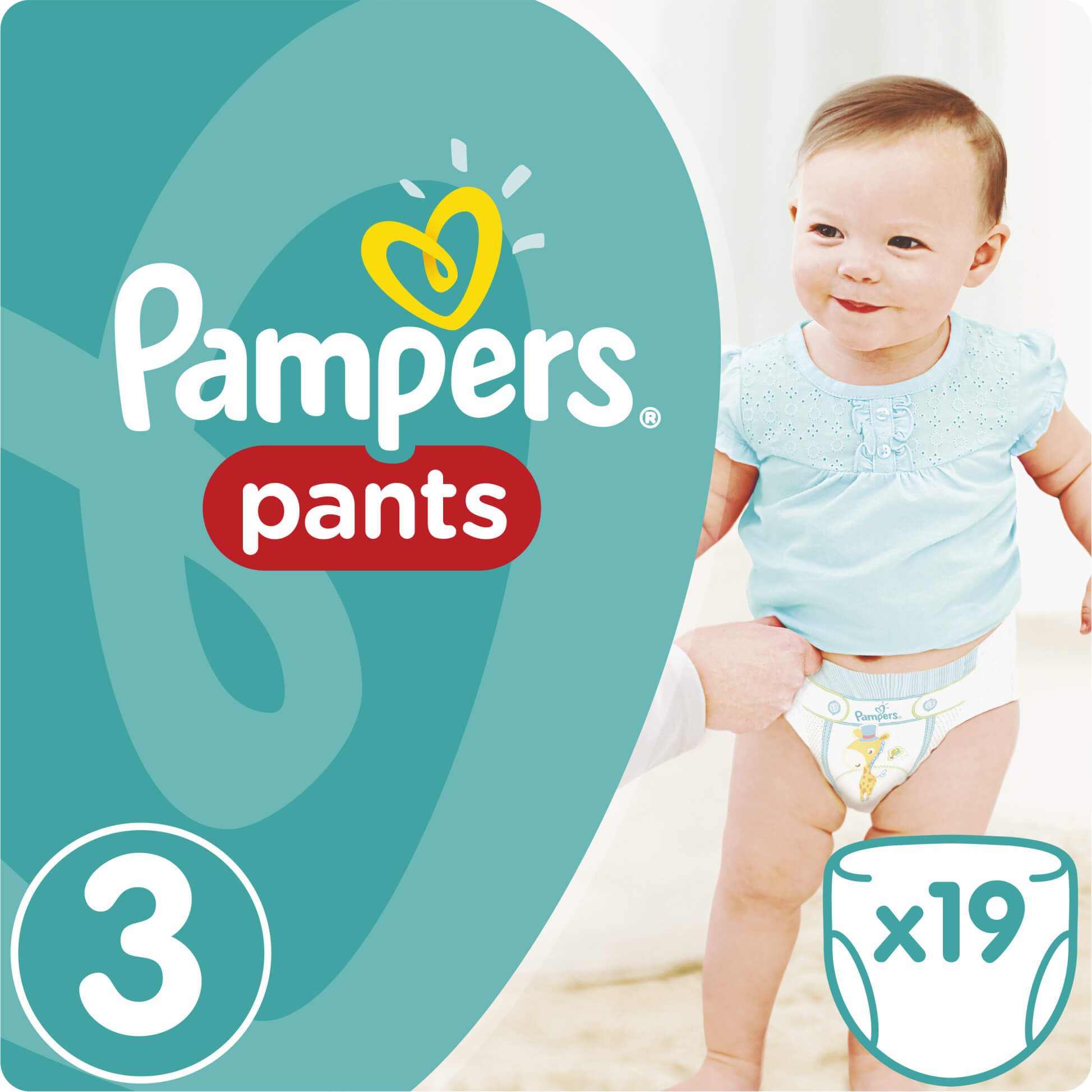 Pampers Pants No3 (6-11kg) 19 πάνες