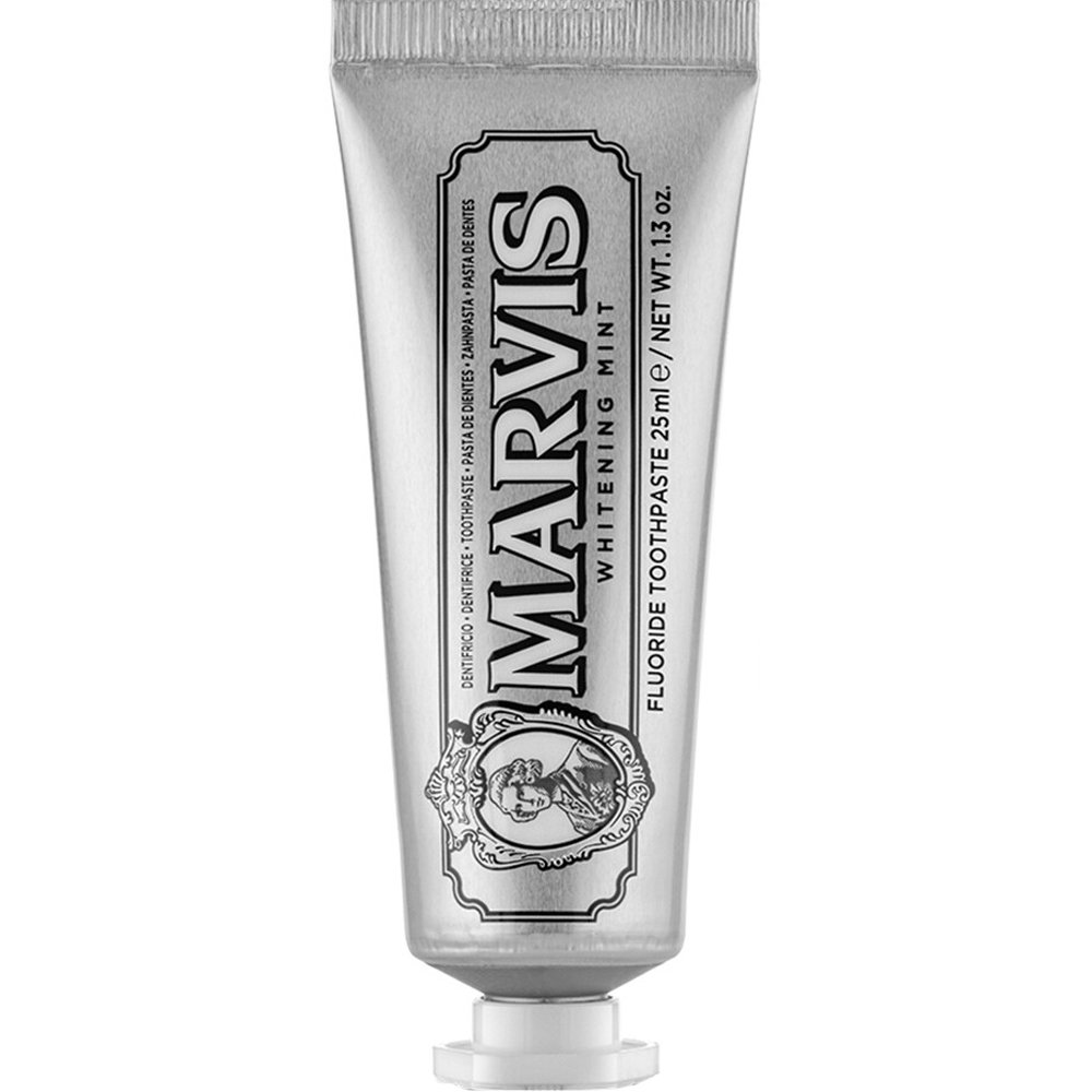 Marvis Whitening Mint Toothpaste Οδοντόκρεμα με Μέντα για την Αποκατάσταση του Φυσικού Λευκού των Δοντιών 25ml