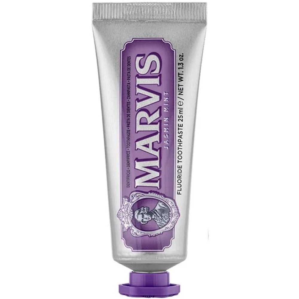Marvis Jasmin Mint Toothpaste Οδοντόκρεμα Καθημερινής Χρήσης για Φρέσκια Αναπνοή & Λαμπερό Χαμόγελο με Γεύση Γιασεμί & Μέντα 25ml