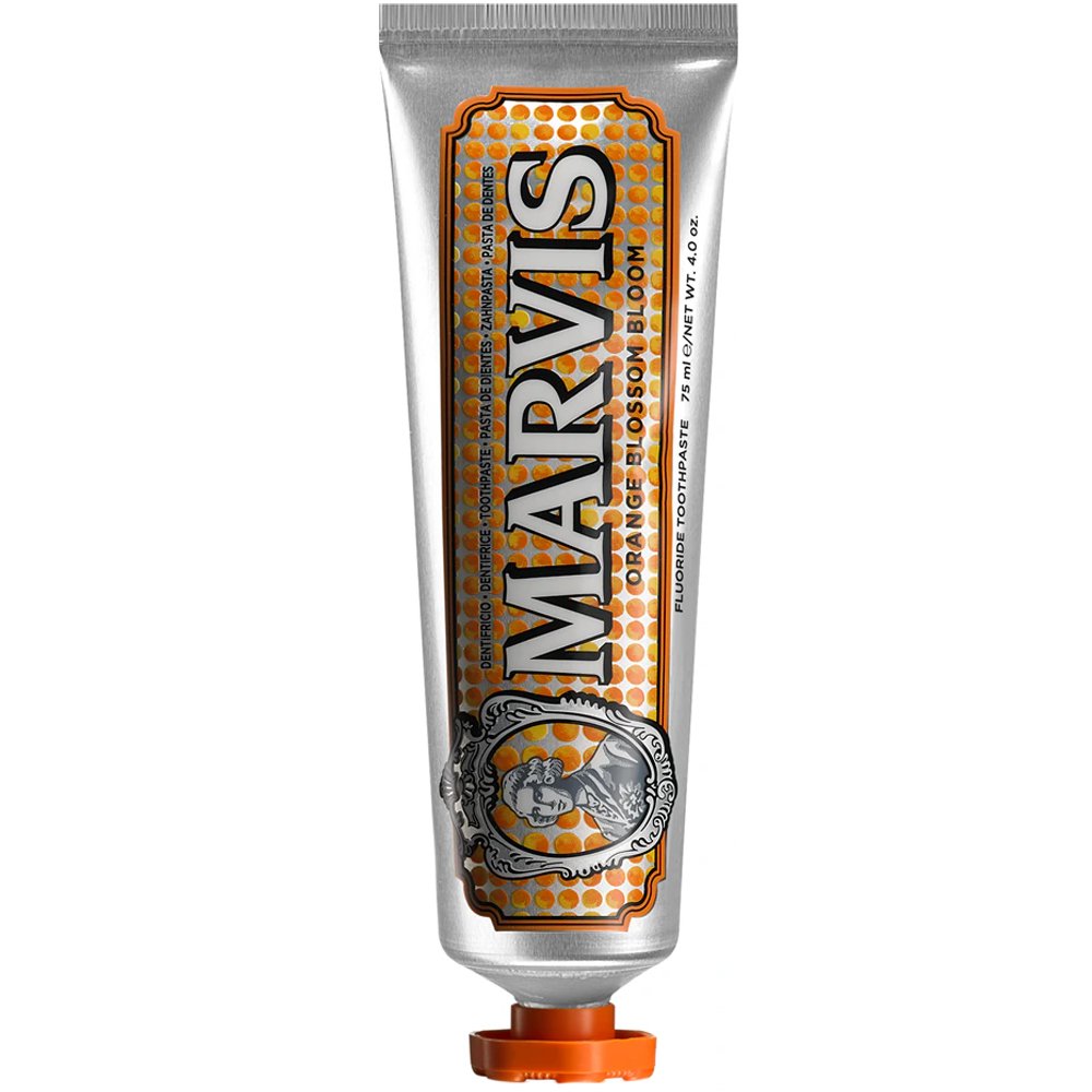 Marvis Orange Blossom Bloom Toothpaste Οδοντόκρεμα με Γεύση που Συνδυάζει Μέντα με Νότες από Άνθη Πορτοκαλιού και Λεμονιού 75ml