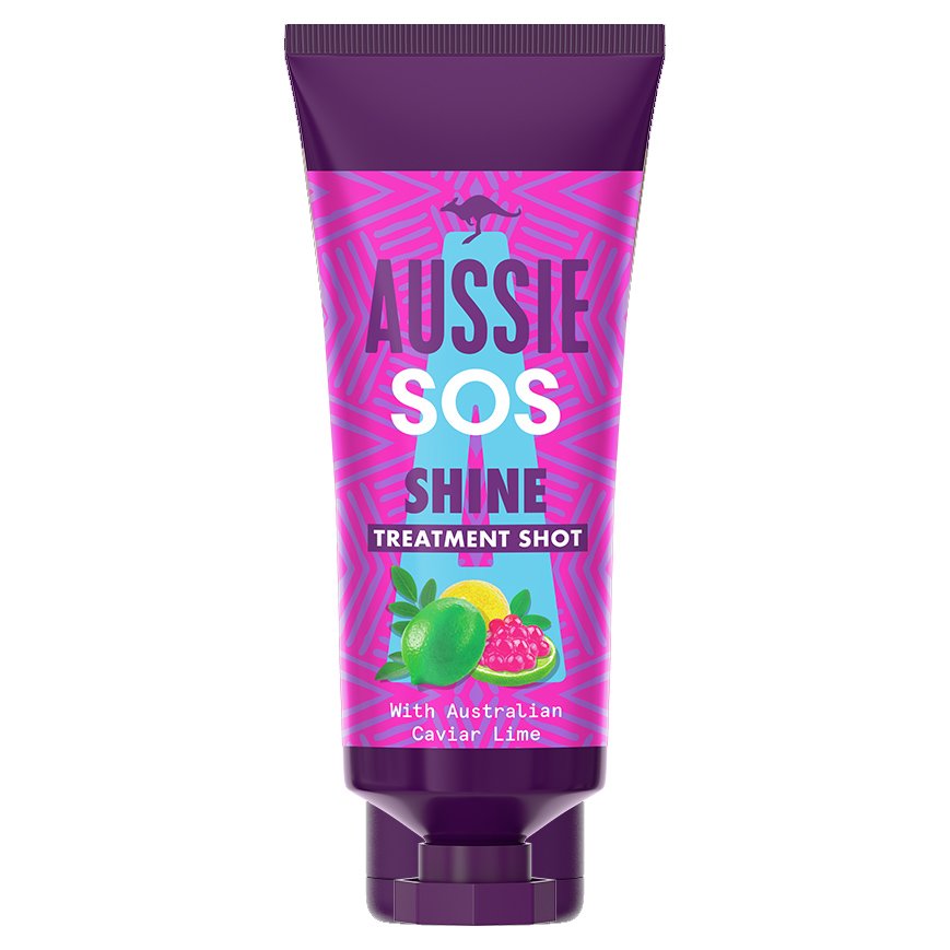 Aussie SOS Shine Treatment Shot Αμπούλα Βαθιάς Περιποίησης & Λάμψης Για τα Μαλλιά 25ml