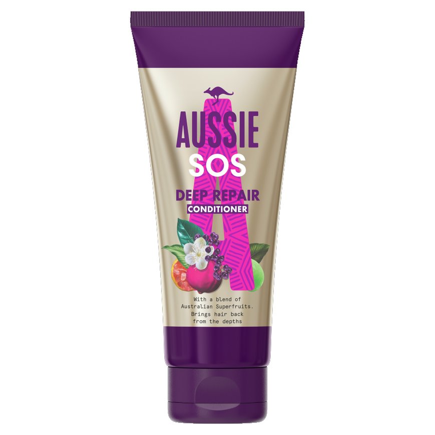 Aussie SOS Deep Repair Conditioner Μαλακτική Κρέμα Βαθιάς Αναδόμηση 200ml