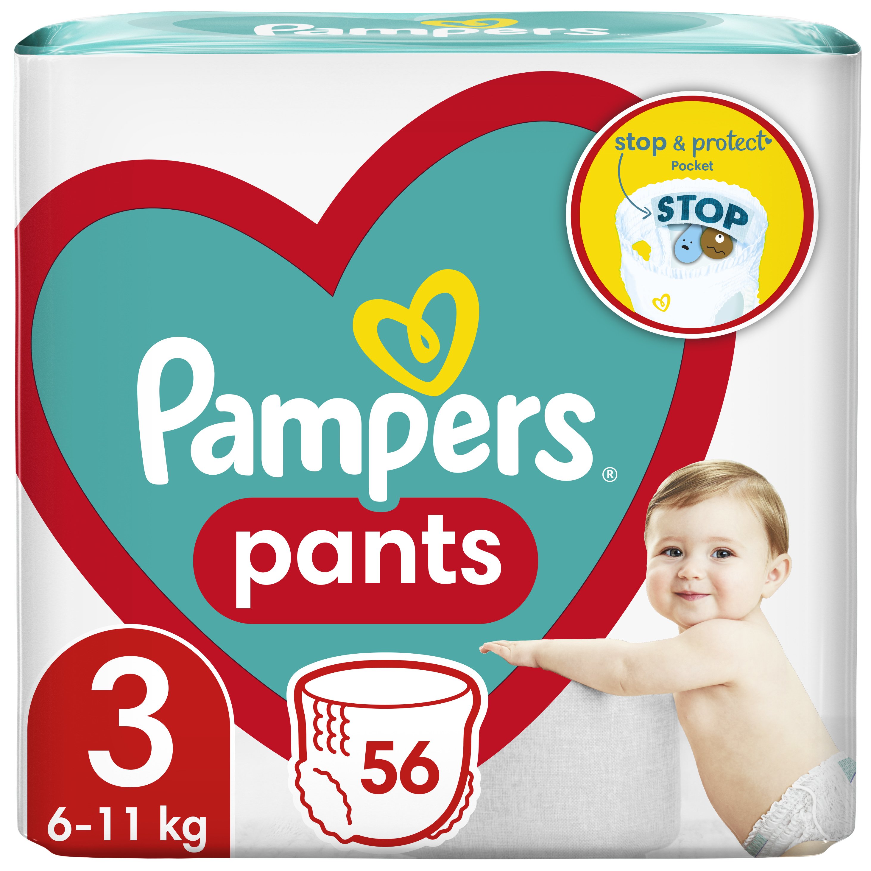 Pampers Pants Maxi Pack Νο3 (6-11kg) 56 πάνες 41313