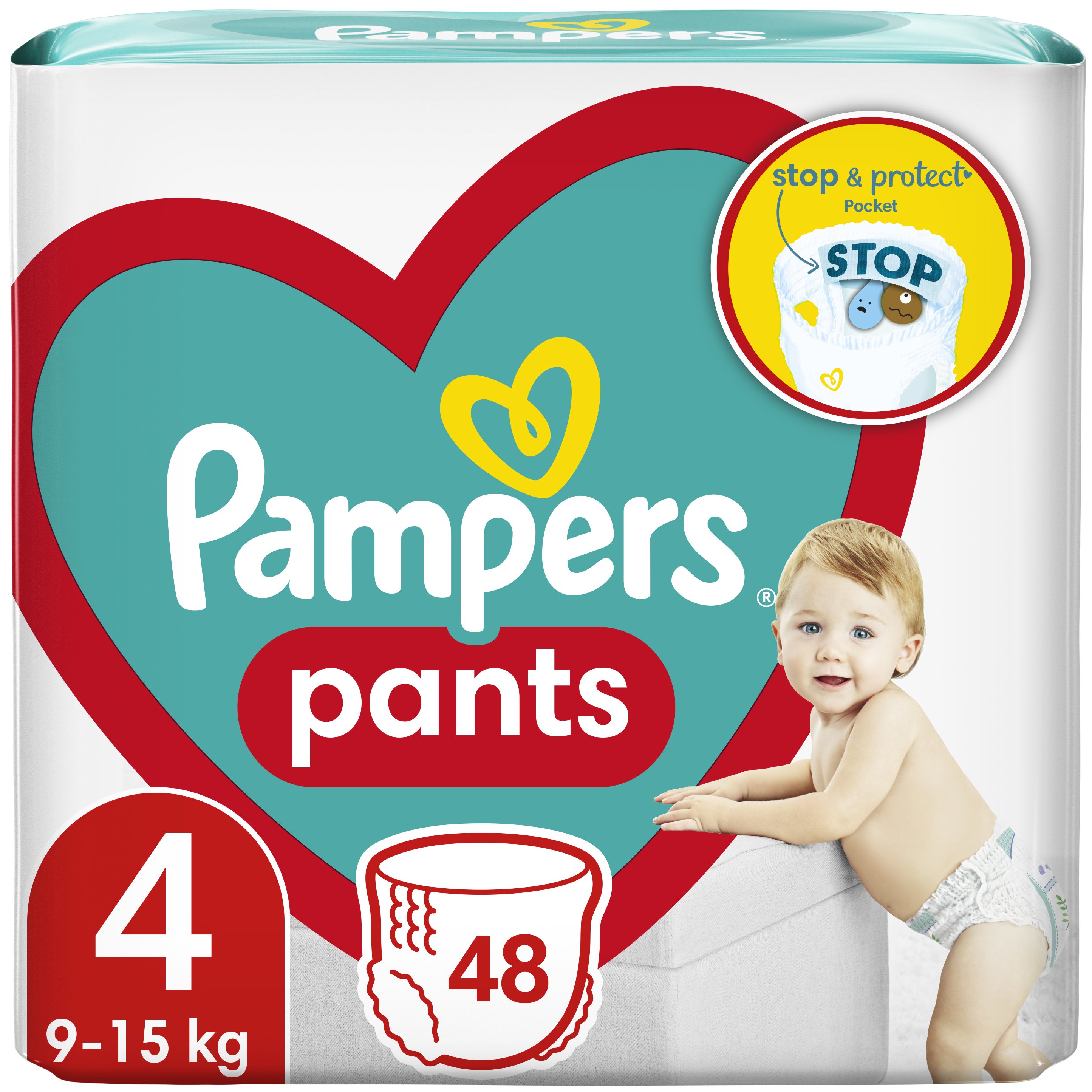 Pampers Pants Maxi Pack Νο4 (9-15kg) 48 πάνες