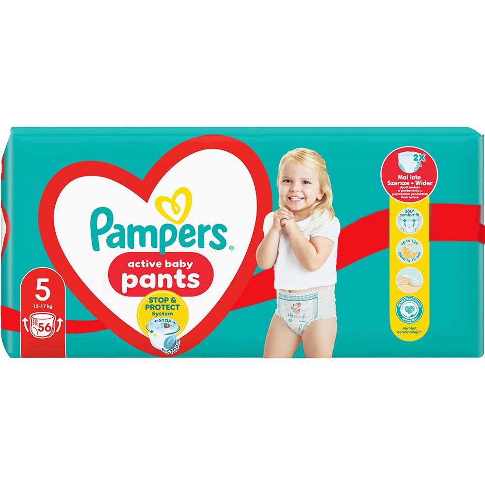 Pampers Active Baby Pants Νο5 (11-17kg) 56 Τεμάχια