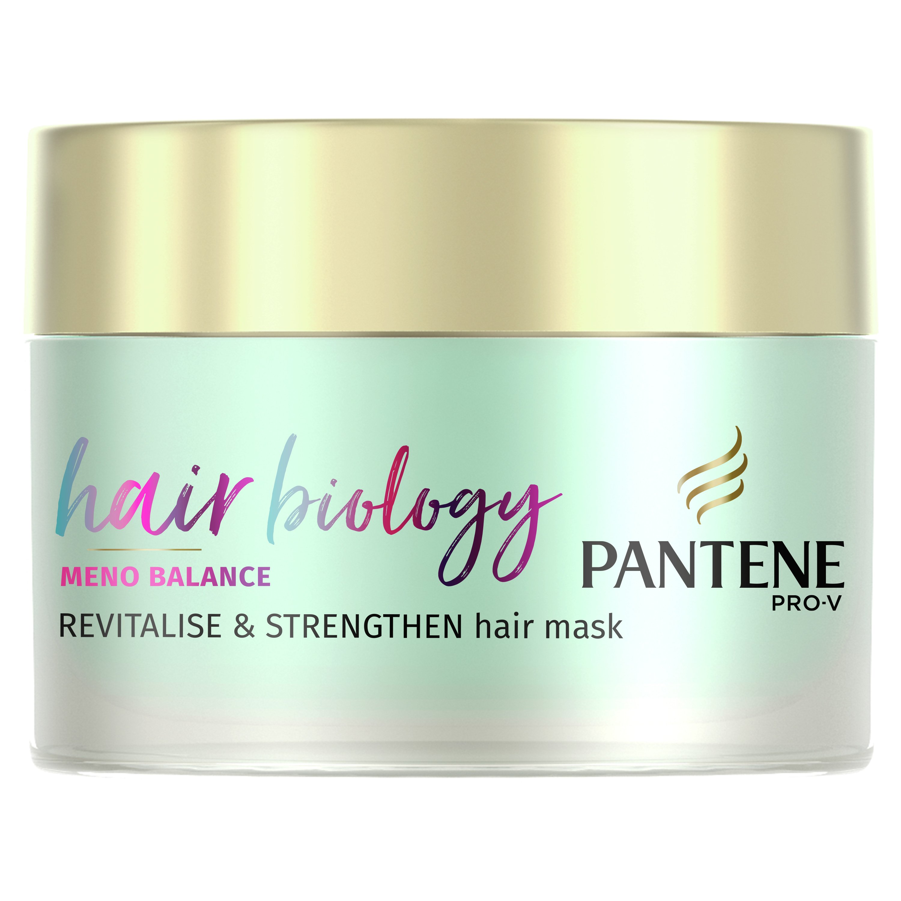 Pantene Hair Biology Meno Balance Μάσκα Μαλλιών Αναζωογόνησης & Ενδυνάμωσης για Αδύναμα Μαλλιά με Pro-V & Βιταμίνη B7 160ml