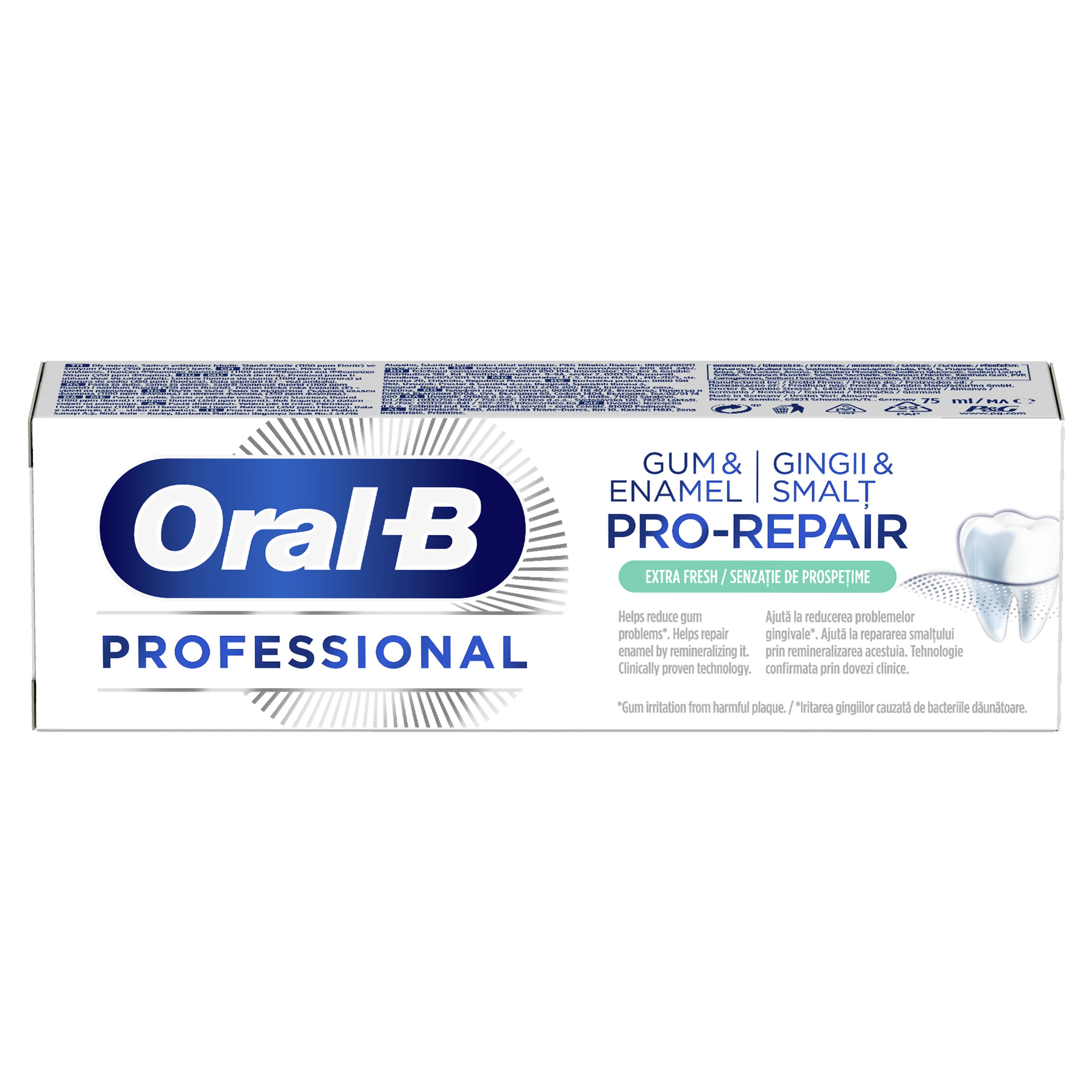 Oral-B Professional Gum & Enamel Pro-Repair Extra Fresh Οδοντόκρεμα για Αναδόμηση Ούλων και Σμάλτου 75ml 37500