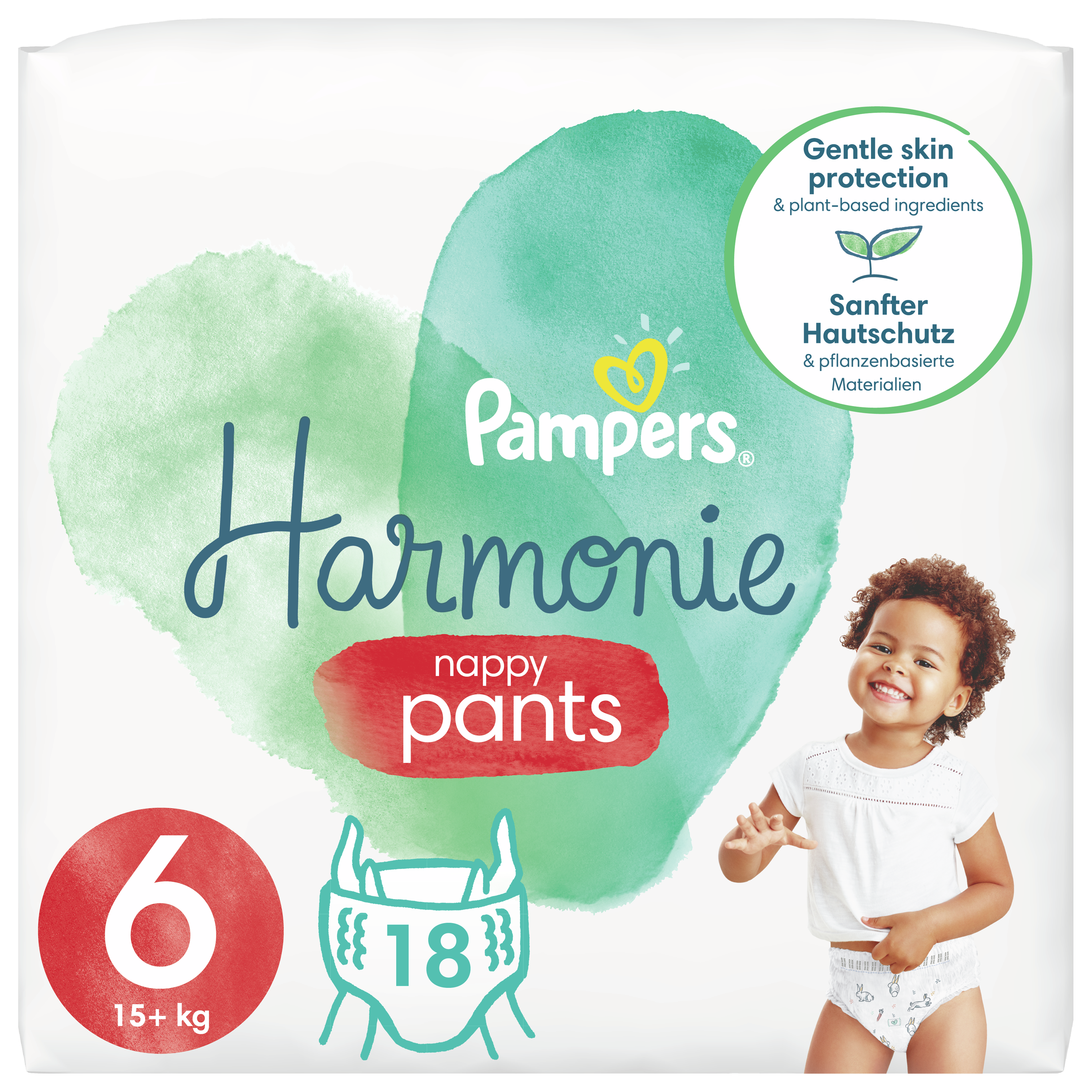 Pampers Harmonie Nappy Pants No6 (15+kg) 18 πάνες