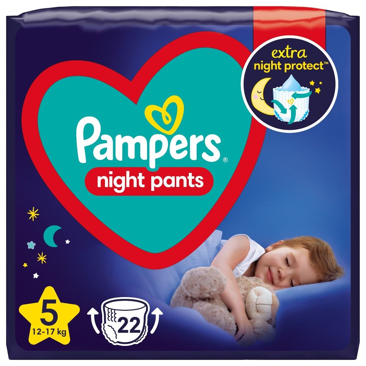 Pampers Night Pants Νο5 (12-17kg) 22 πάνες Βρακάκι