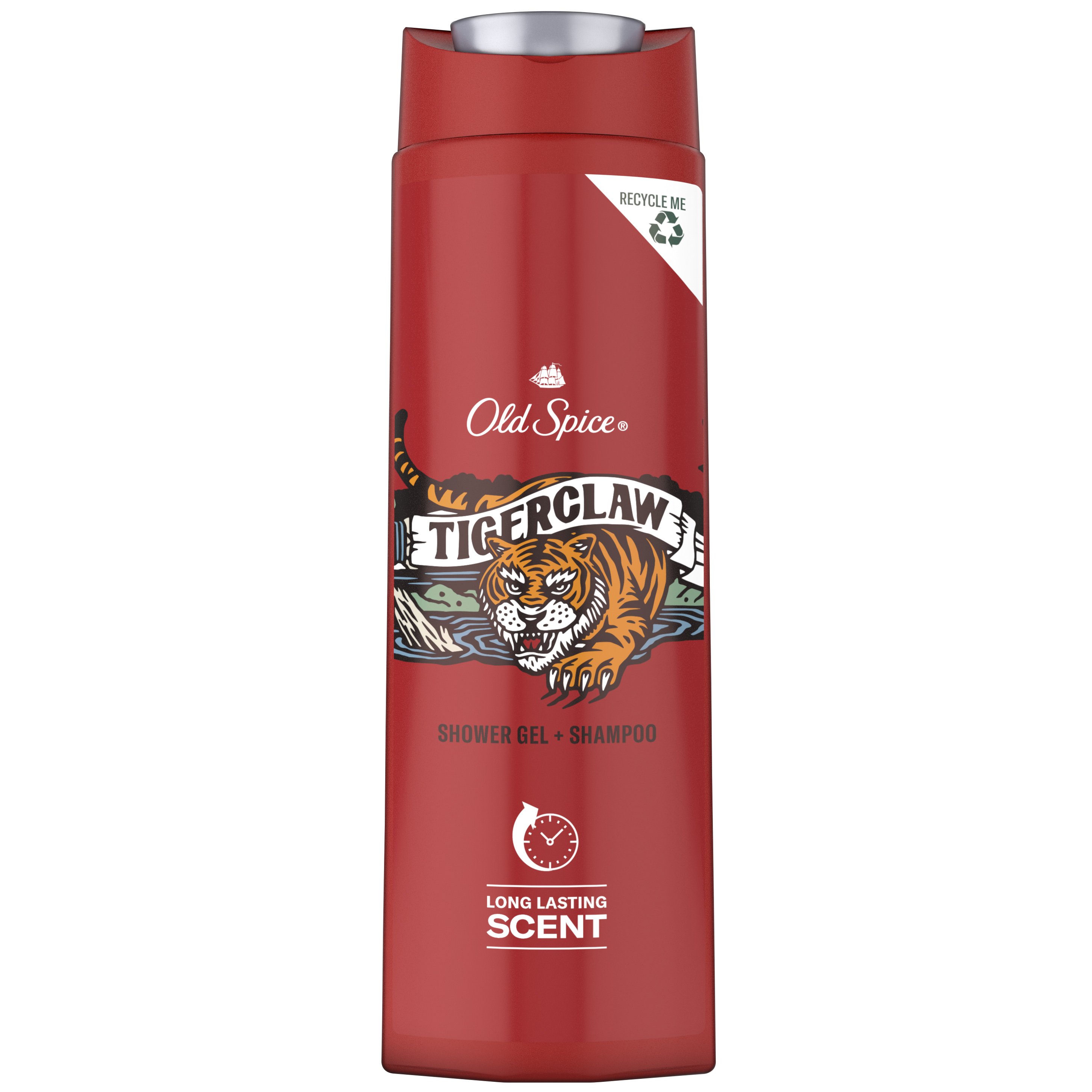 Old Spice Tiger Claw Shower Gel & Shampoo Αφρόλουτρο Gel & Σαμπουάν για Άνδρες 400ml