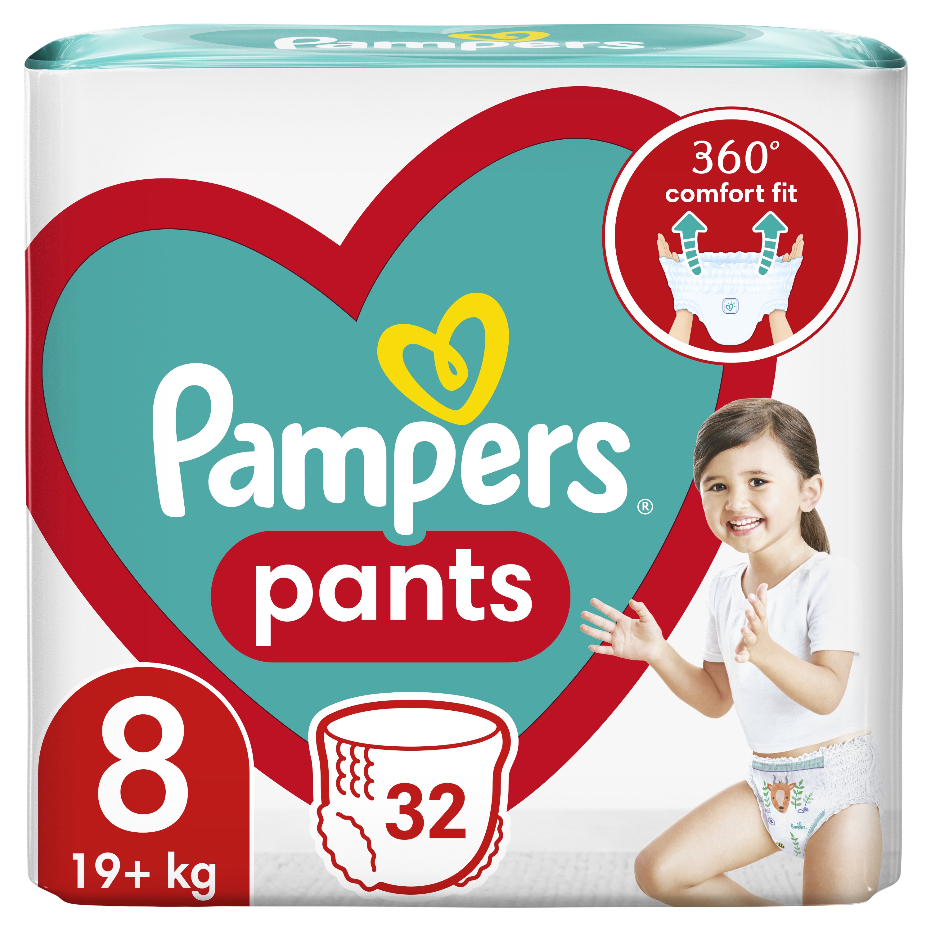 Pampers Pants Jumbo Pack No8 (19+kg) 32 πάνες