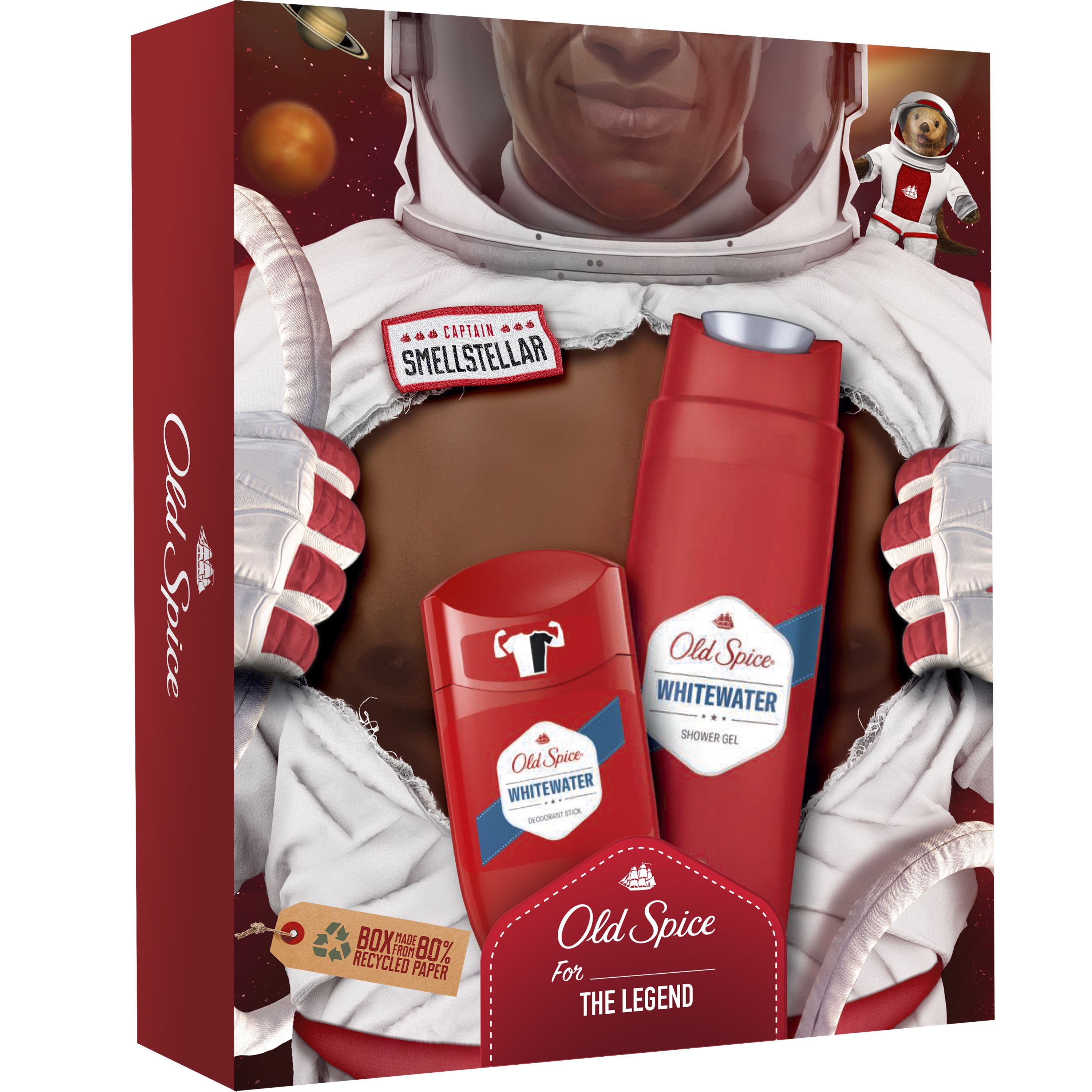 Old Spice Promo Set Whitewater Deodorant Stick Αποσμητικό Στικ για Άνδρες, Χωρίς Λευκά Σημάδια 50ml & Shower Gel Ανδρικό Αφρόλουτρο σε Μορφή Gel 250ml