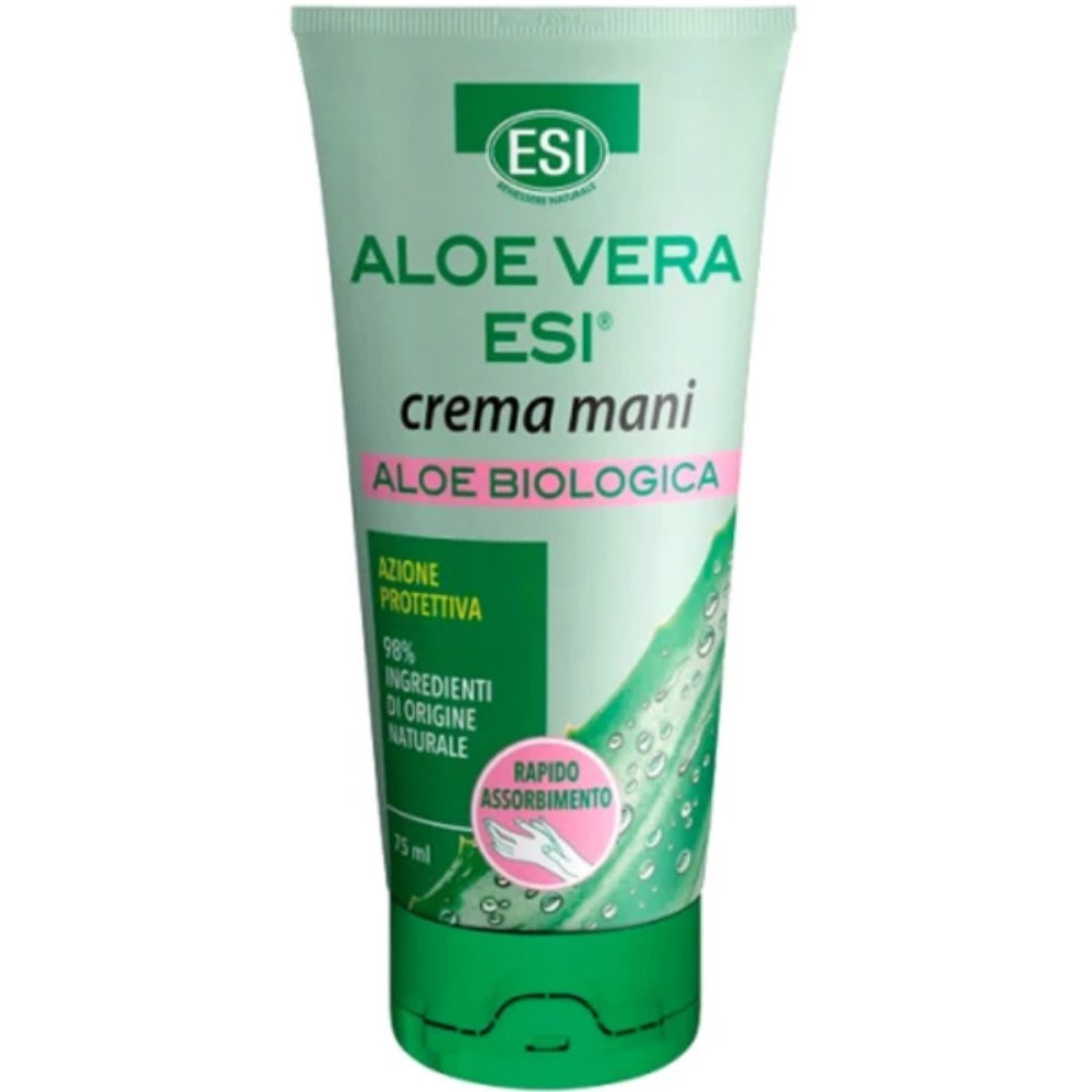 Esi Aloe Vera Biologica Hands Cream Ενυδατική Κρέμα Χεριών με Οργανική Αλόη για Προστασία του Δέρματος 75ml