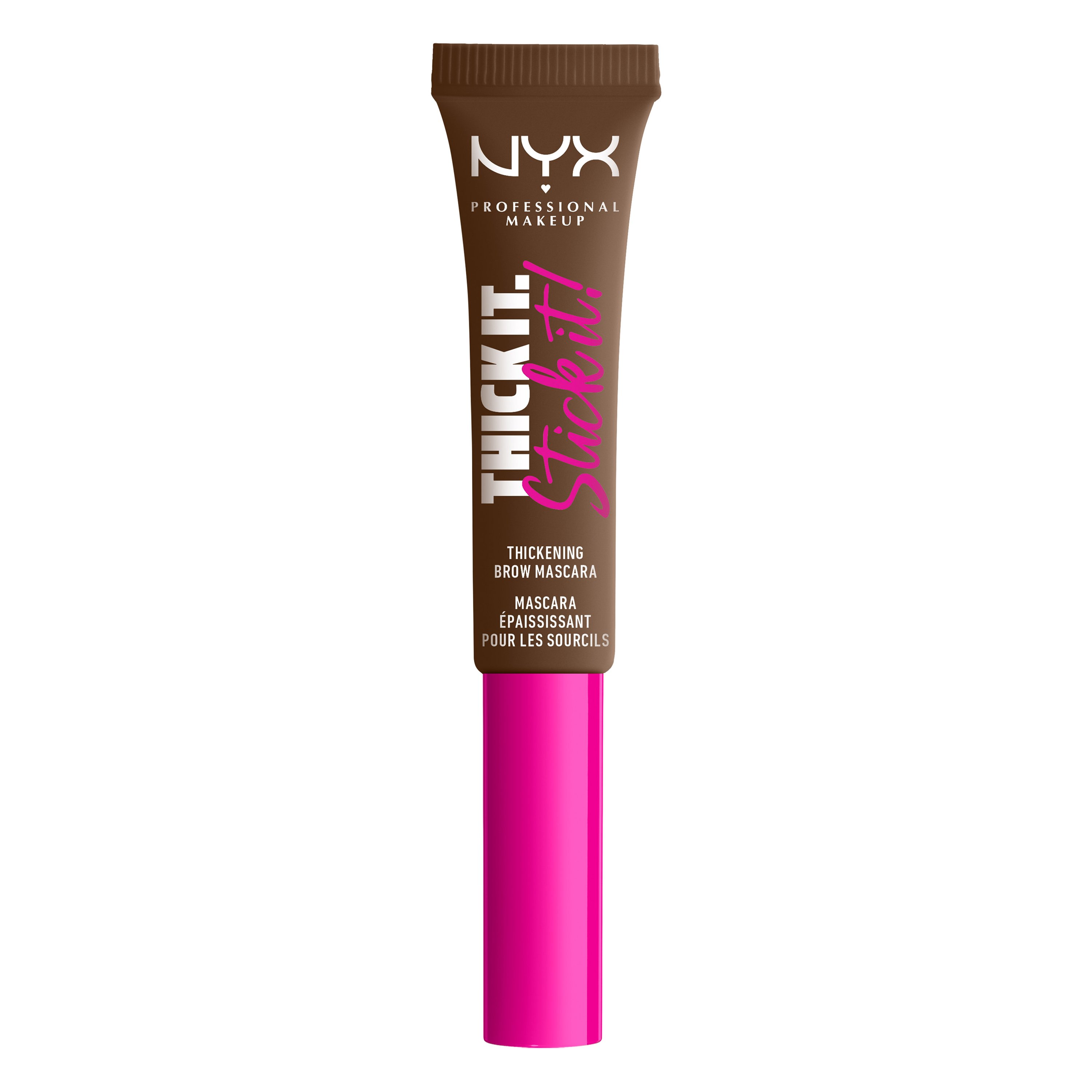 Nyx Thick It Stick It Thickening Brow Mascara 06 Brunette Gel Μάσκαρα Φρυδιών 7ml