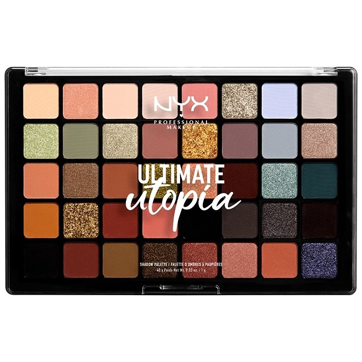 NYX Professional Makeup Ultimate Utopia Shadow Palette Παλέτα που Περιέχει 40 Σκιές Ματιών με Απίστευτα Κρεμώδη Σύνθεση 1 Τεμάχιο 40965