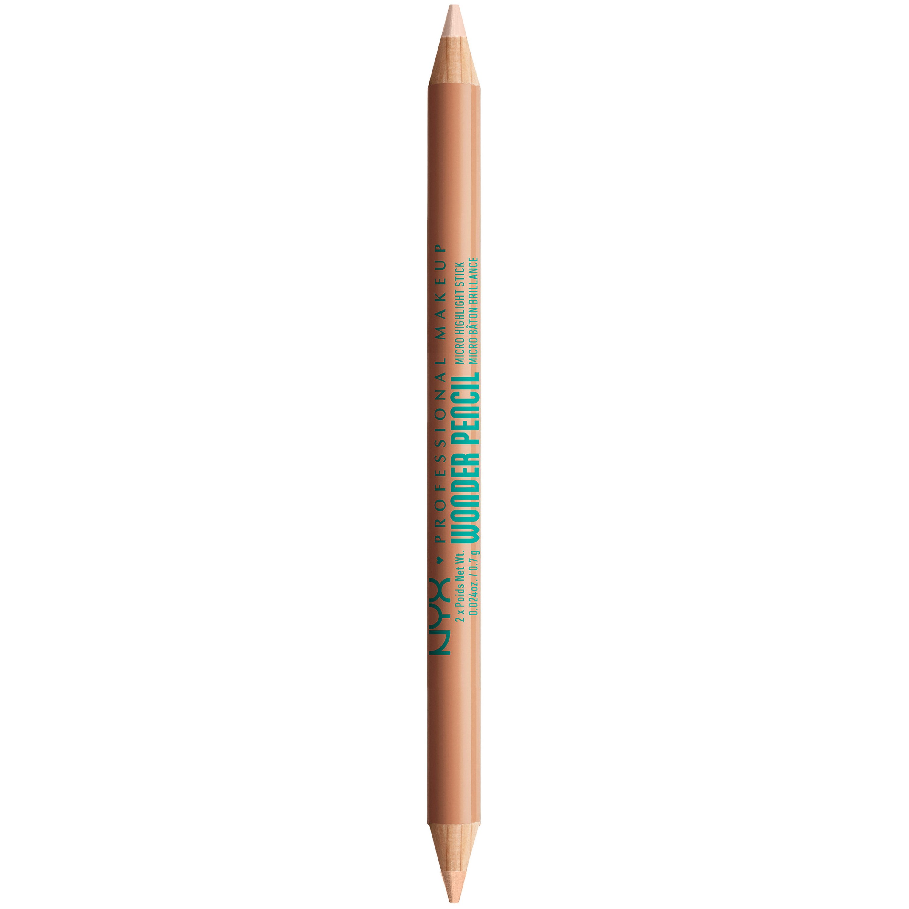 NYX Professional Makeup Wonder Pencil Dual-Ended Highlighter and Concealer Stick Μολύβι Διπλής Όψης Highlighter & Concealer 0,7g
