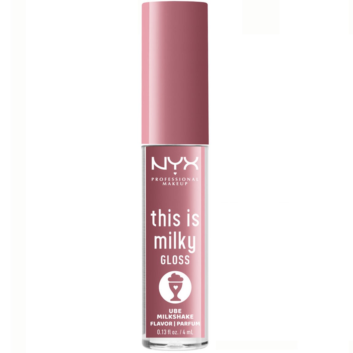 Nyx This Is Milky Lip Gloss Milkshake Flavor Lip Gloss με Κρεμώδη Υφή & Έντονη Λάμψη με Γεύση Milkshake 4ml – Ube Milkshake