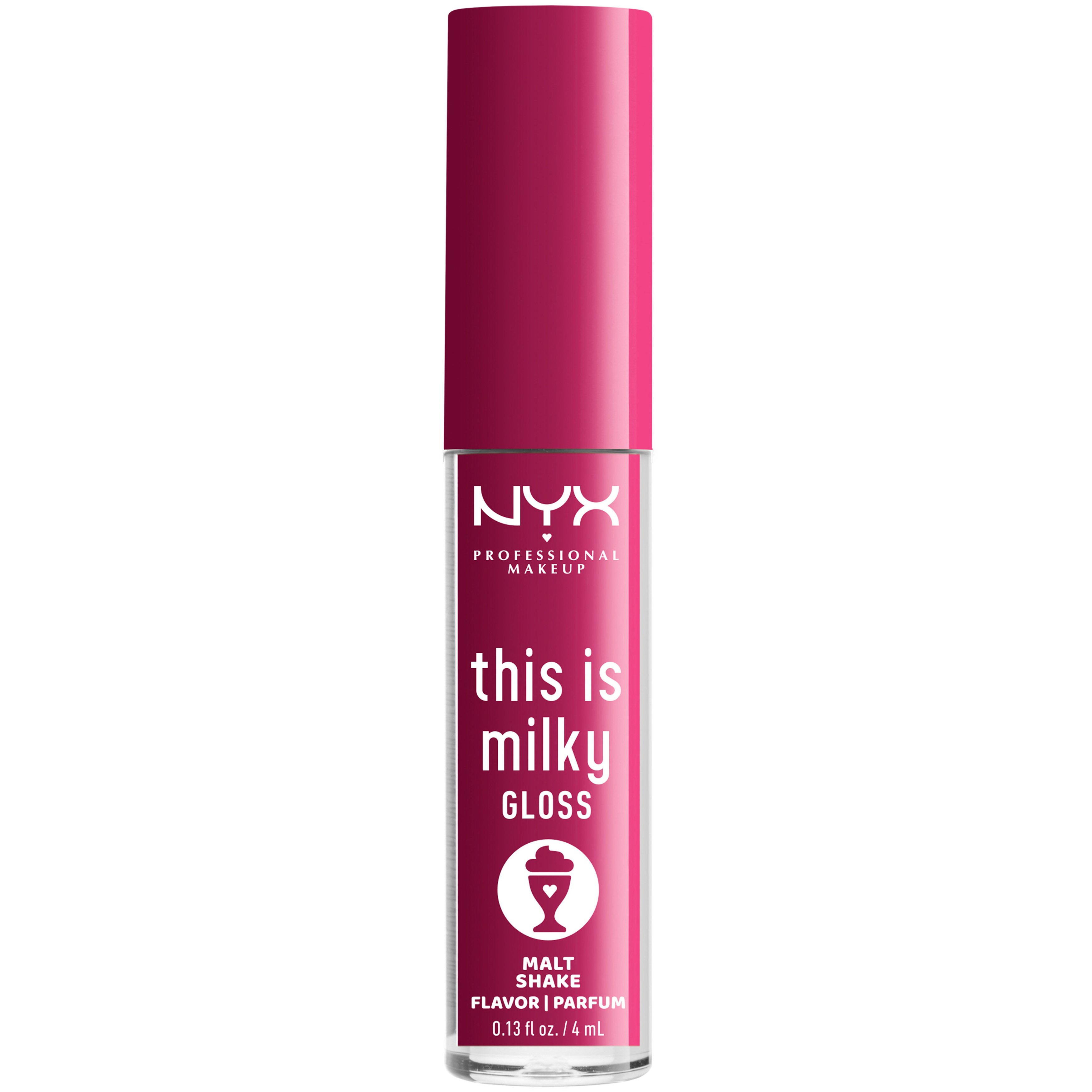 Nyx This Is Milky Lip Gloss Milkshake Flavor Lip Gloss με Κρεμώδη Υφή & Έντονη Λάμψη με Γεύση Milkshake 4ml – Malt Shake