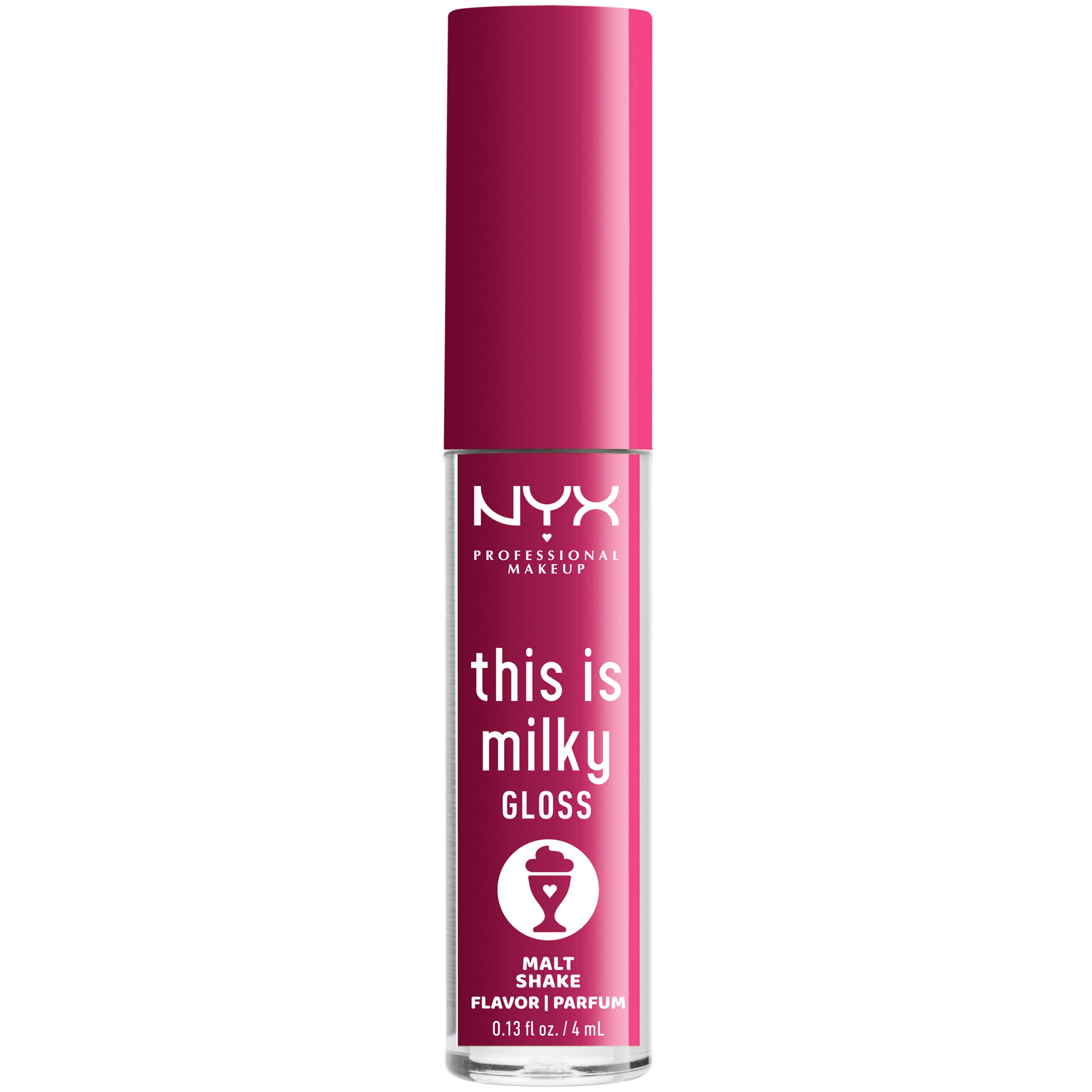Nyx This Is Milky Lip Gloss Milkshake Flavor Lip Gloss με Κρεμώδη Υφή & Έντονη Λάμψη με Γεύση Milkshake 4ml – Malt Shake