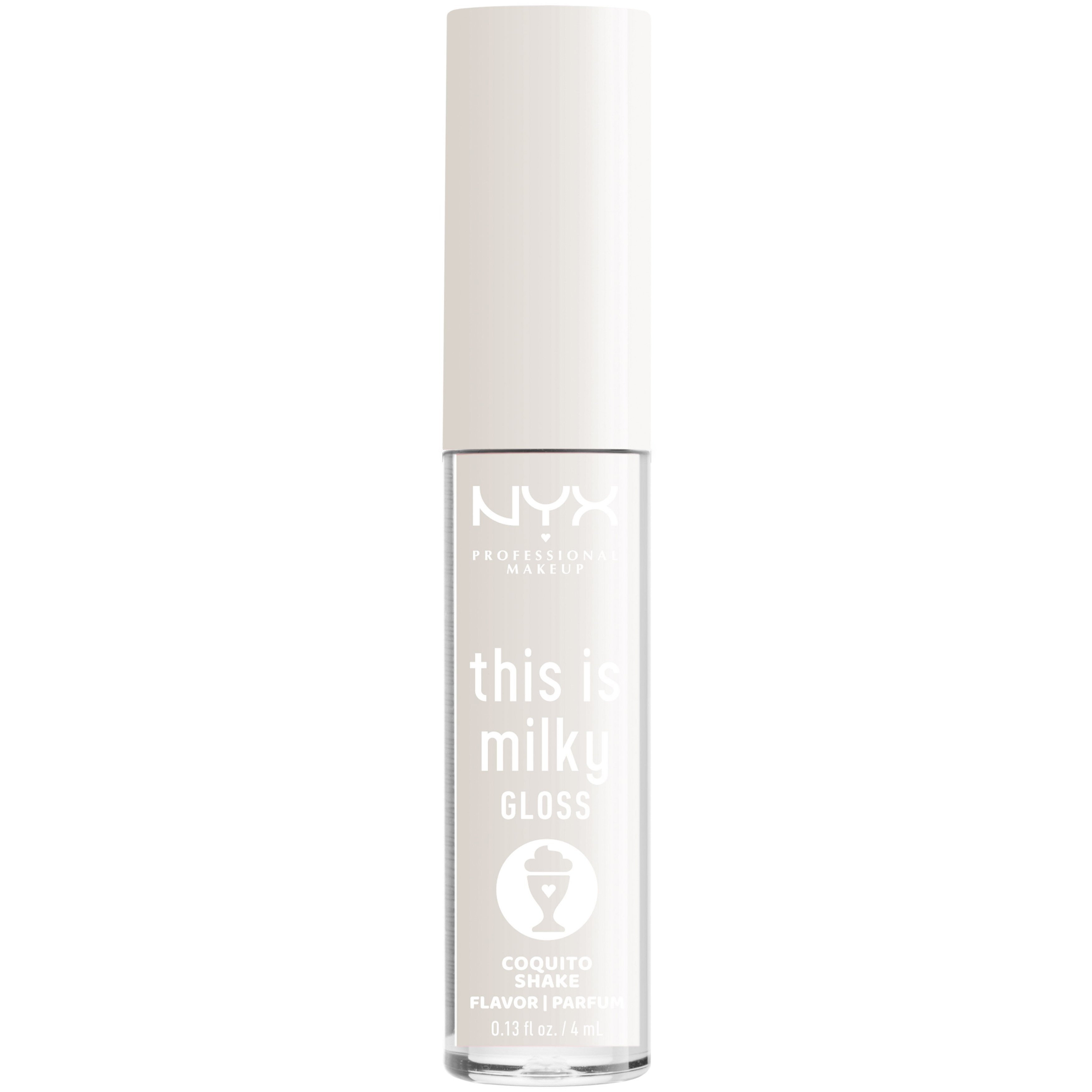 Nyx This Is Milky Lip Gloss Milkshake Flavor Lip Gloss με Κρεμώδη Υφή & Έντονη Λάμψη με Γεύση Milkshake 4ml – Coquito Shake