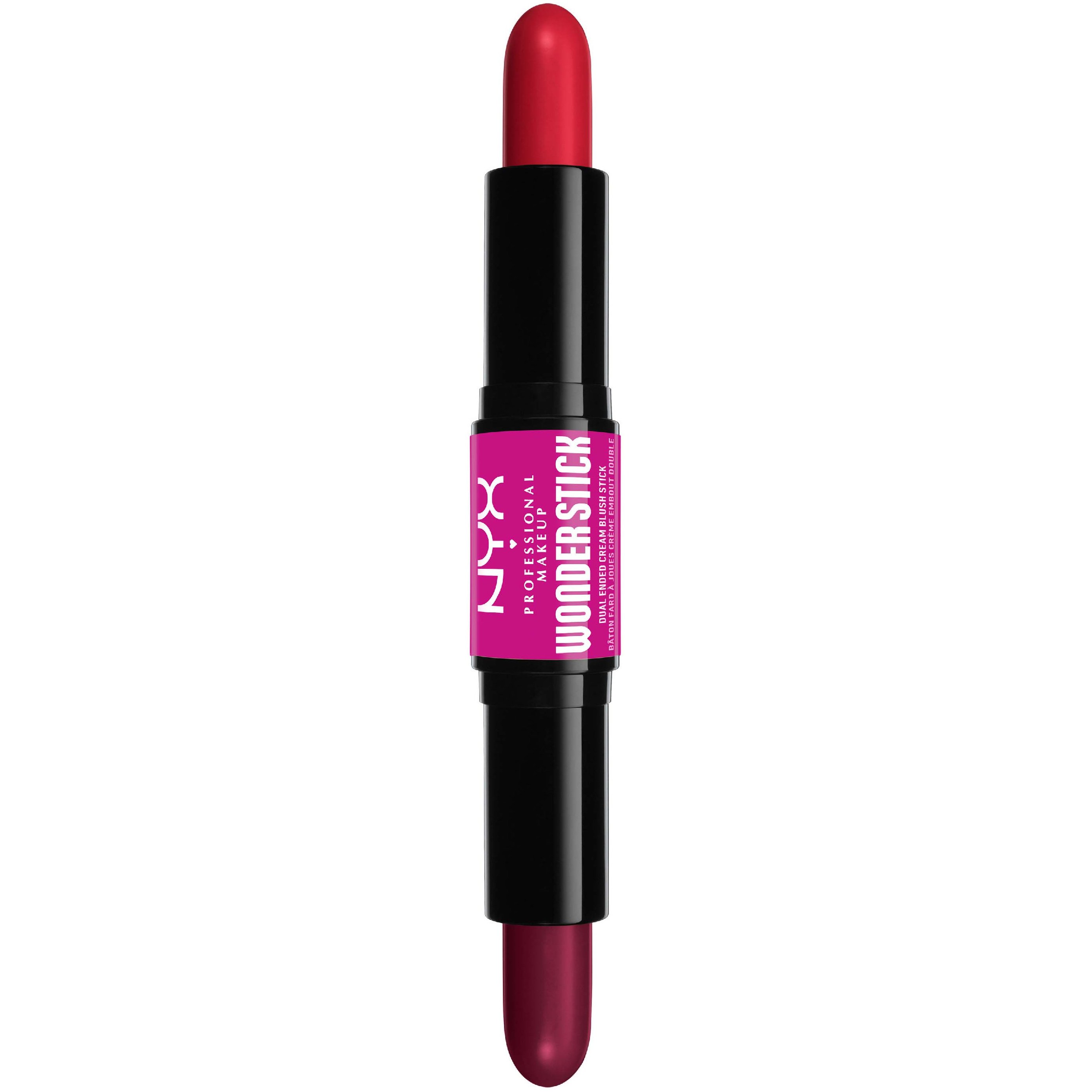 NYX Professional Makeup Wonder Stick Dual Ended Cream Blush Stick Κρεμώδες Διπλό Ρουζ 4g – Bright Amber / Fuchsia