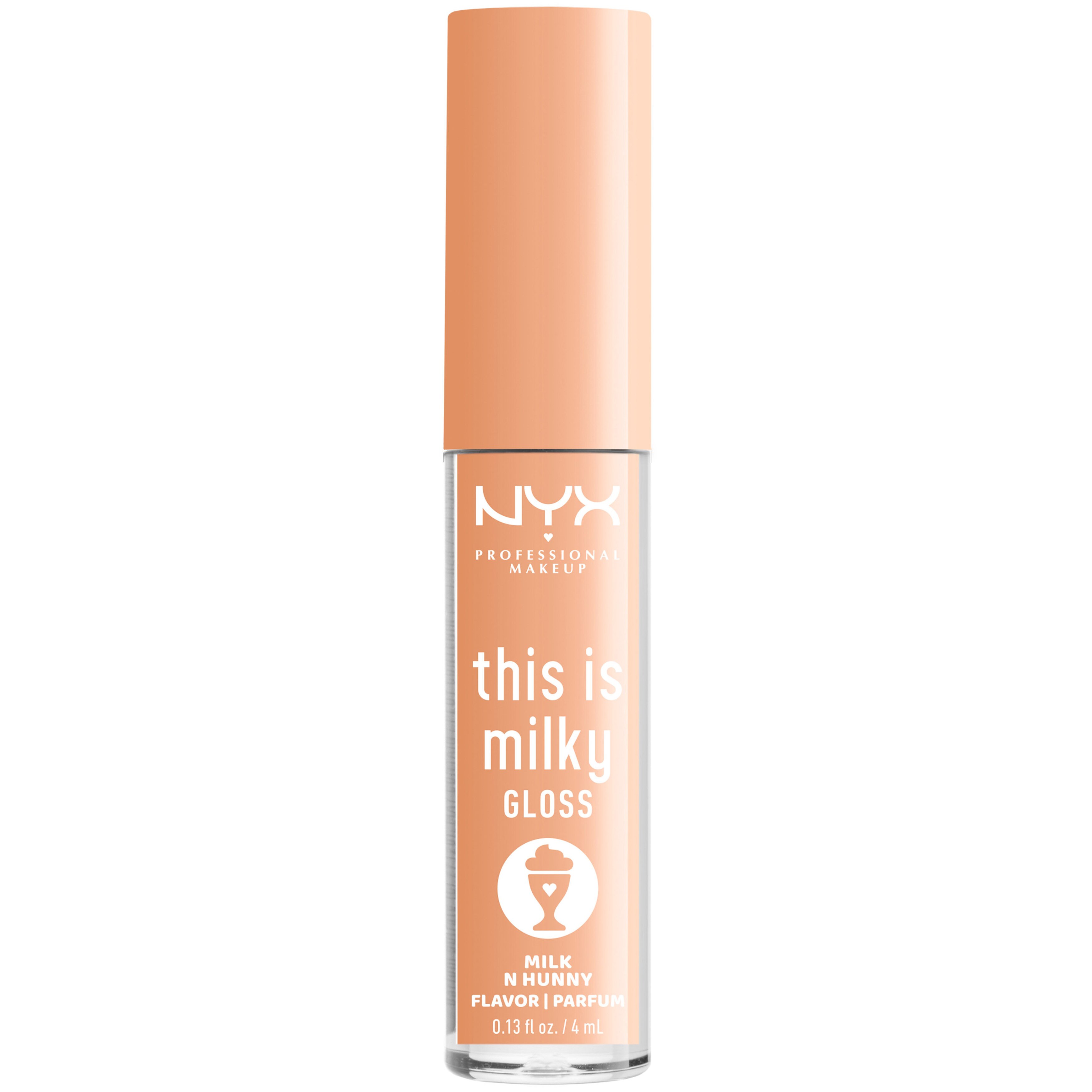 Nyx This Is Milky Lip Gloss Milkshake Flavor Lip Gloss με Κρεμώδη Υφή & Έντονη Λάμψη με Γεύση Milkshake 4ml – Milk N Hunny