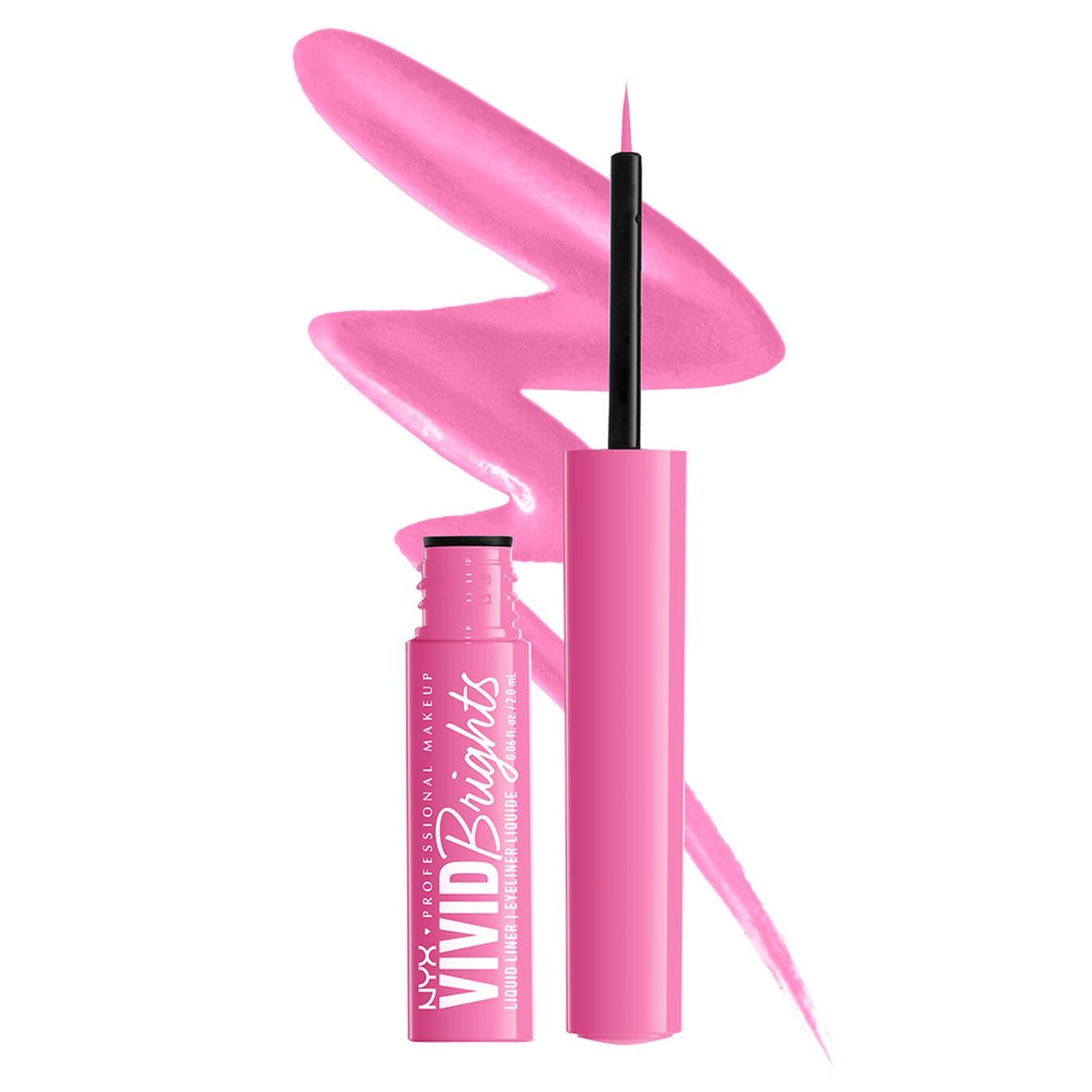 NYX Professional Makeup NYX Professional Makeup Vivid Brights Liquid Eyeliner για Ματ & Έντονες Αποχρώσεις 2ml - Don't Pink Twice