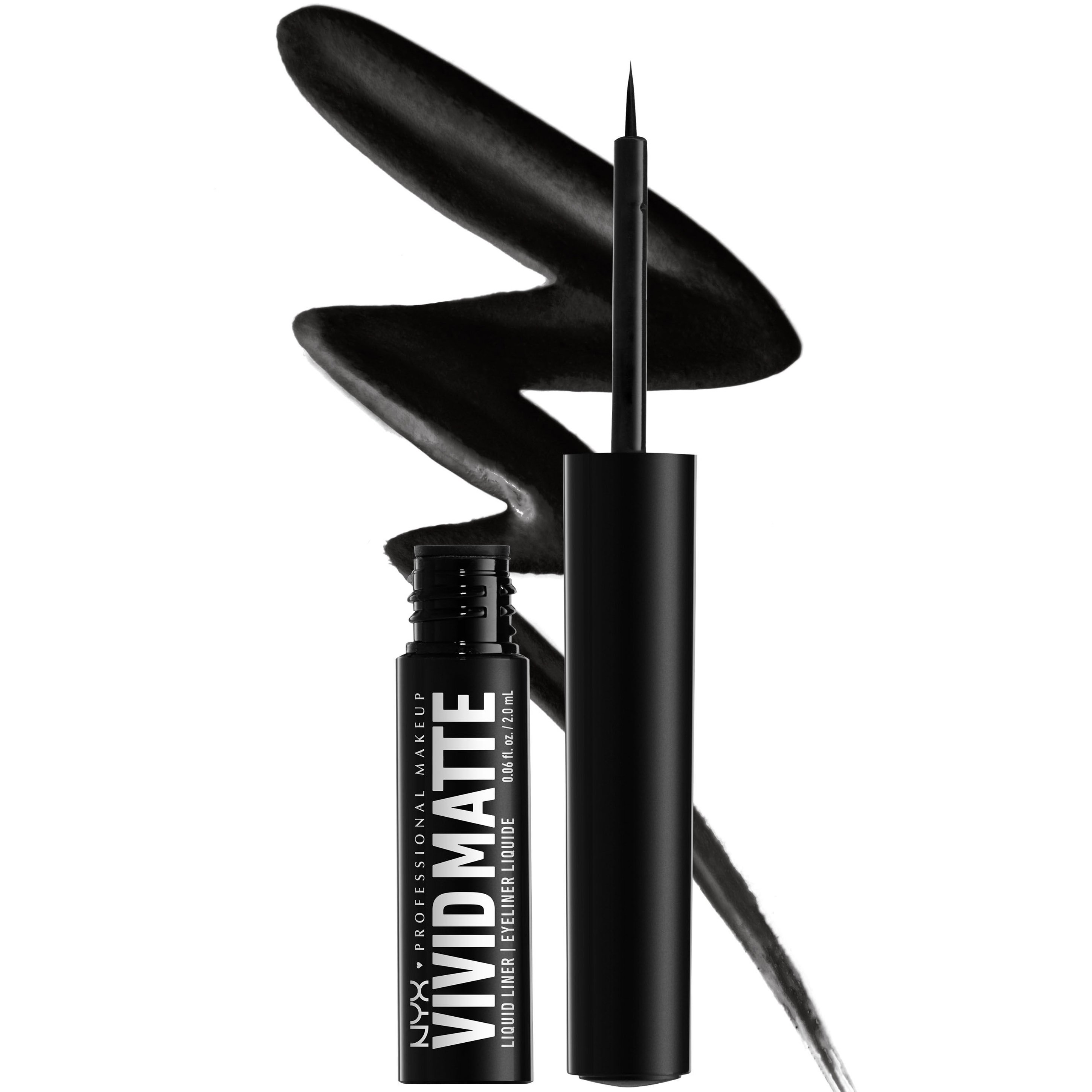 Nyx Vivid Matte Liquid Eyeliner Υγρό Μολύβι Ματιών για Ματ Αποχρώσεις 2ml – Black