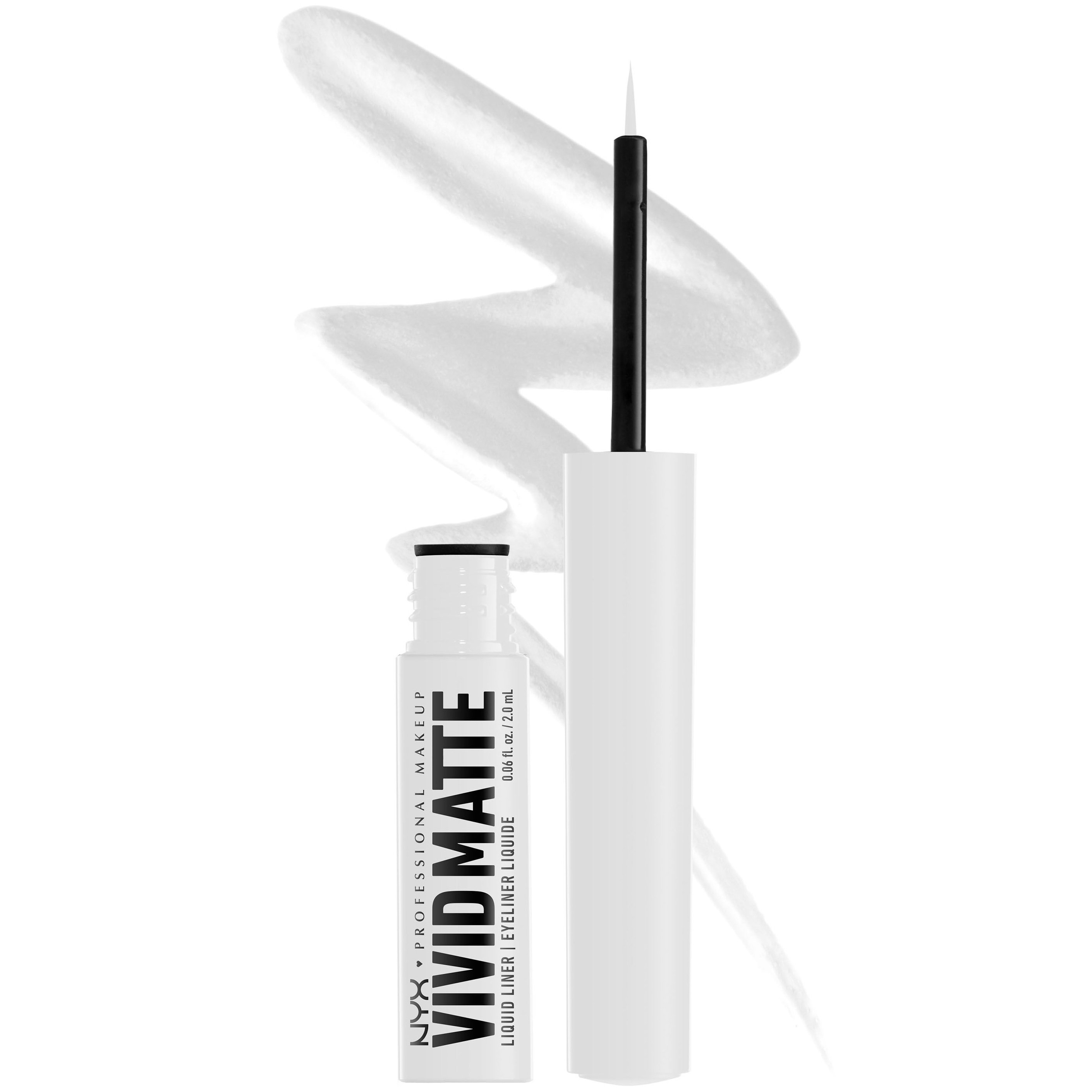 Nyx Vivid Matte Liquid Eyeliner Υγρό Μολύβι Ματιών για Ματ Αποχρώσεις 2ml – White