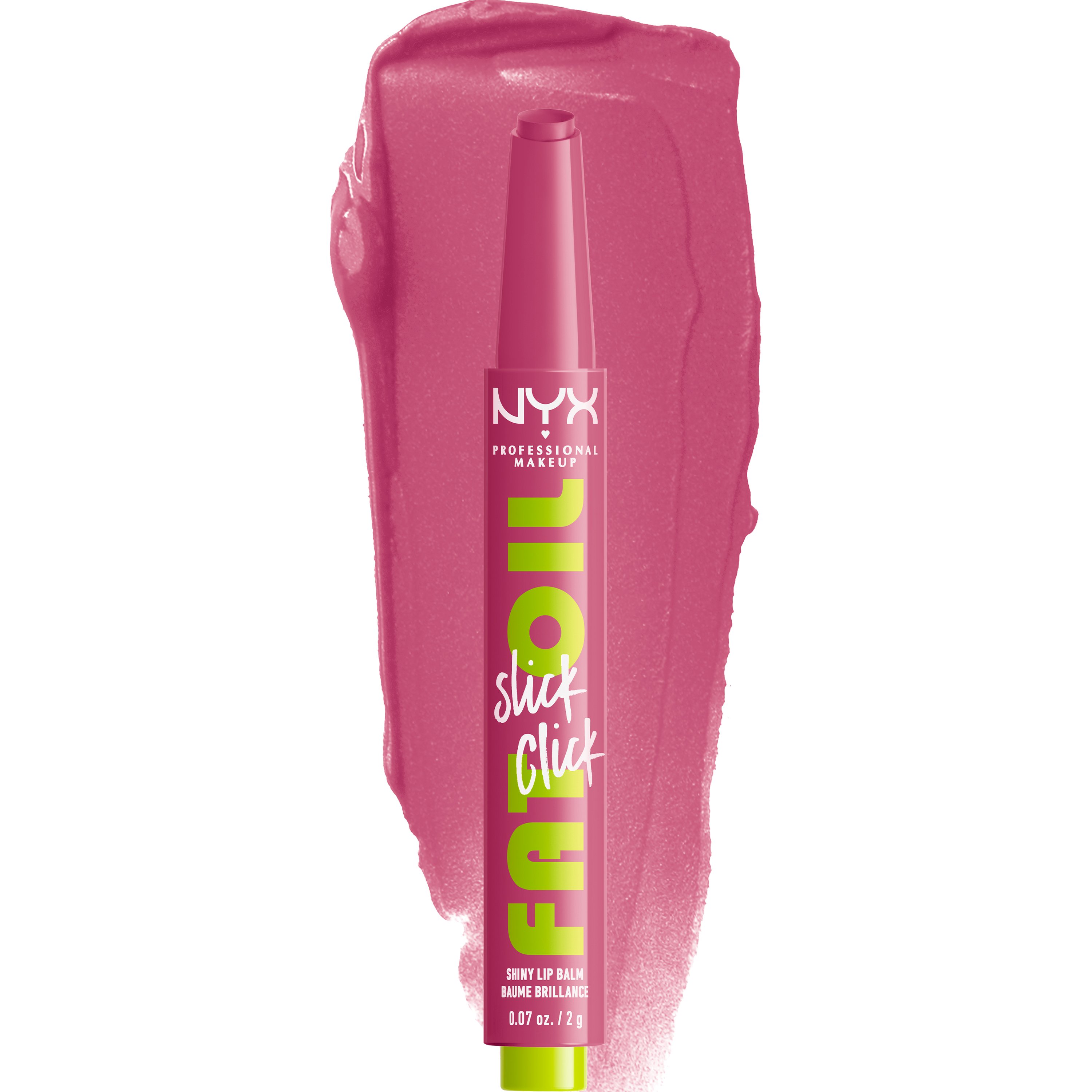 NYX Professional Makeup Nyx Professional Makeup Fat Oil Slick Click Shiny Sheer Lip Balm Ανάλαφρο Βάλσαμο Χειλιών με Χρώμα για Ενυδάτωση & Λαμπερό Φινίρισμα 1 Τεμάχιο - 07 DM Me