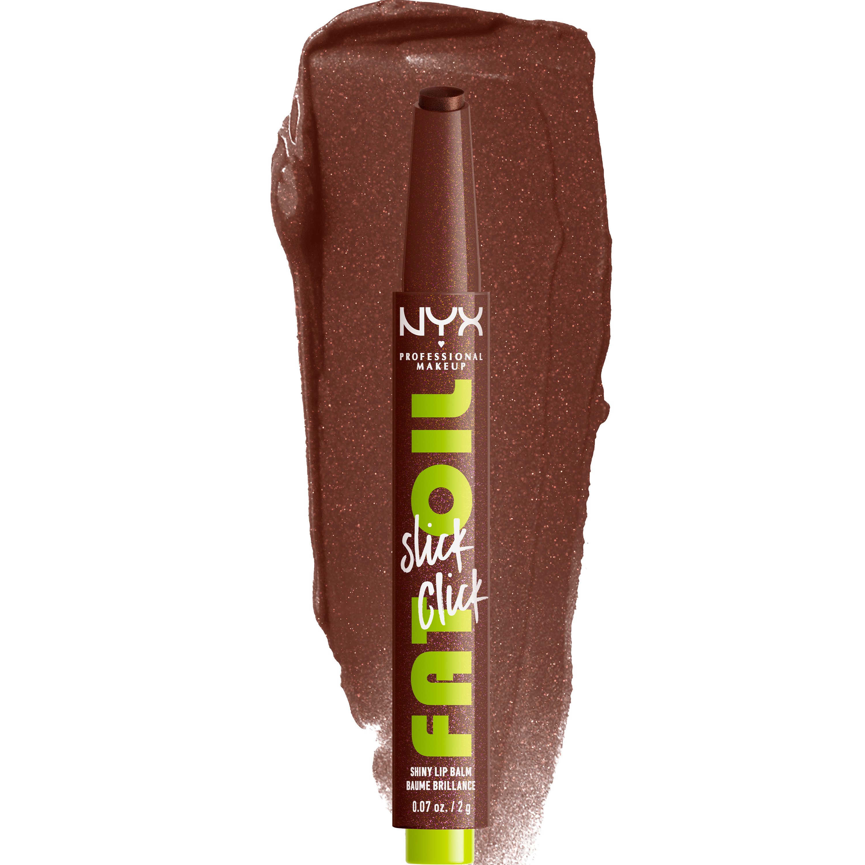 NYX Professional Makeup NYX Professional Makeup Fat Oil Slick Click Shiny Sheer Lip Balm Ανάλαφρο Βάλσαμο Χειλιών με Χρώμα για Ενυδάτωση & Λαμπερό Φινίρισμα 1 Τεμάχιο - 12 Trending Topic