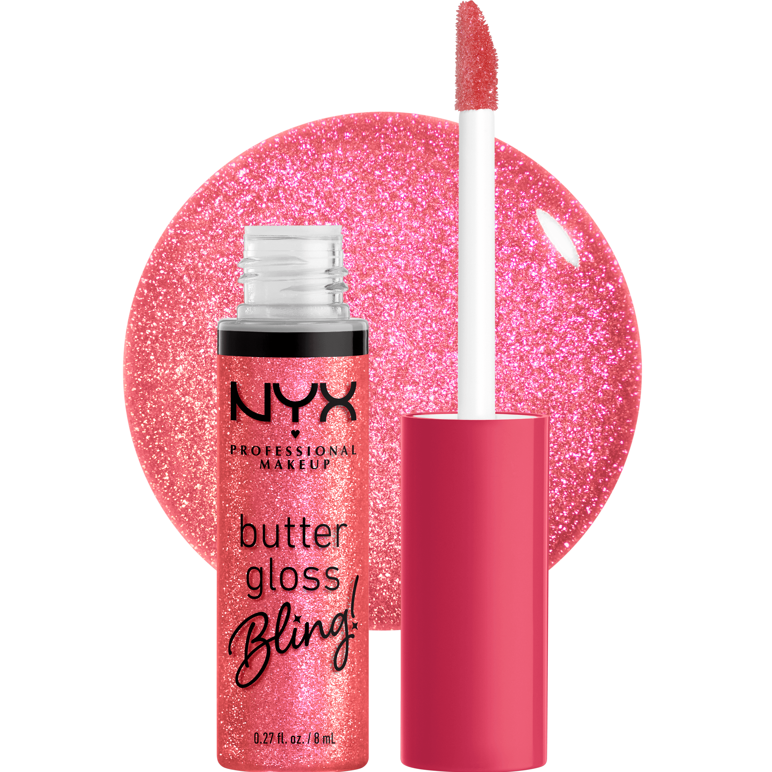 Nyx Professional Makeup Butter Gloss Bling! Απαλό & Μεταξένιο Lip Gloss για Λαμπερά Χείλη 8ml - 05 She Got Money