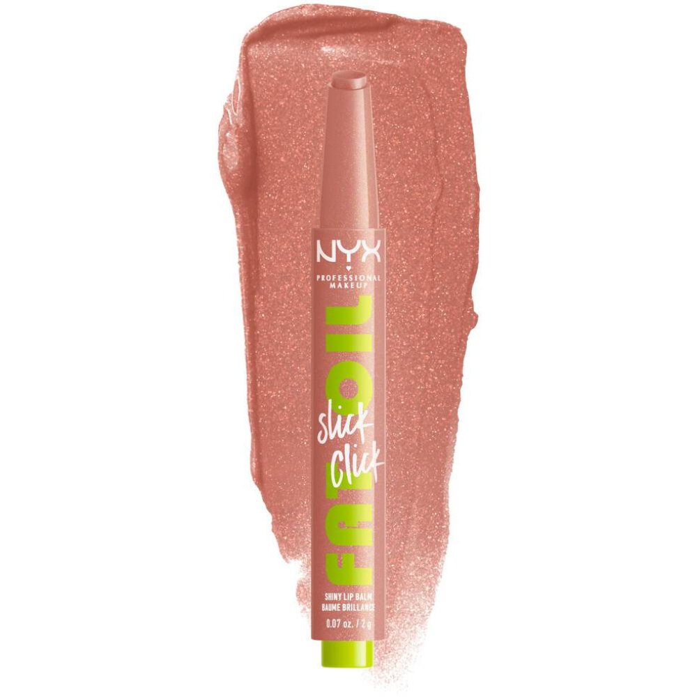 Nyx Professional Makeup Fat Oil Slick Click Shiny Sheer Lip Balm Ανάλαφρο Βάλσαμο Χειλιών με Χρώμα για Ενυδάτωση & Λαμπερό Φινίρισμα 1 Τεμάχιο - 14 Group Chat