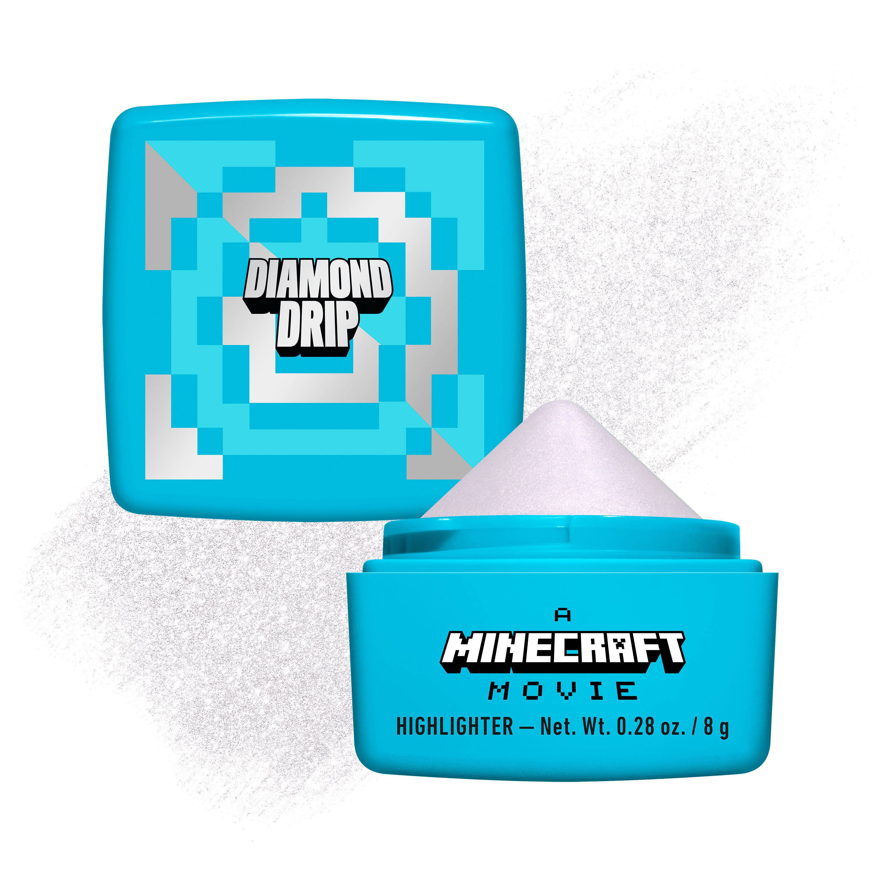 NYX Professional Makeup Nyx Professional Makeup Minecraft Movie Highlighter Balm Highlighter με Κρεμώδη Σύνθεση & Χρώμα Προσαρμόσιμης Έντασης Εμπνευσμένο από την Ταινία Minecraft 8g - Diamond Drip