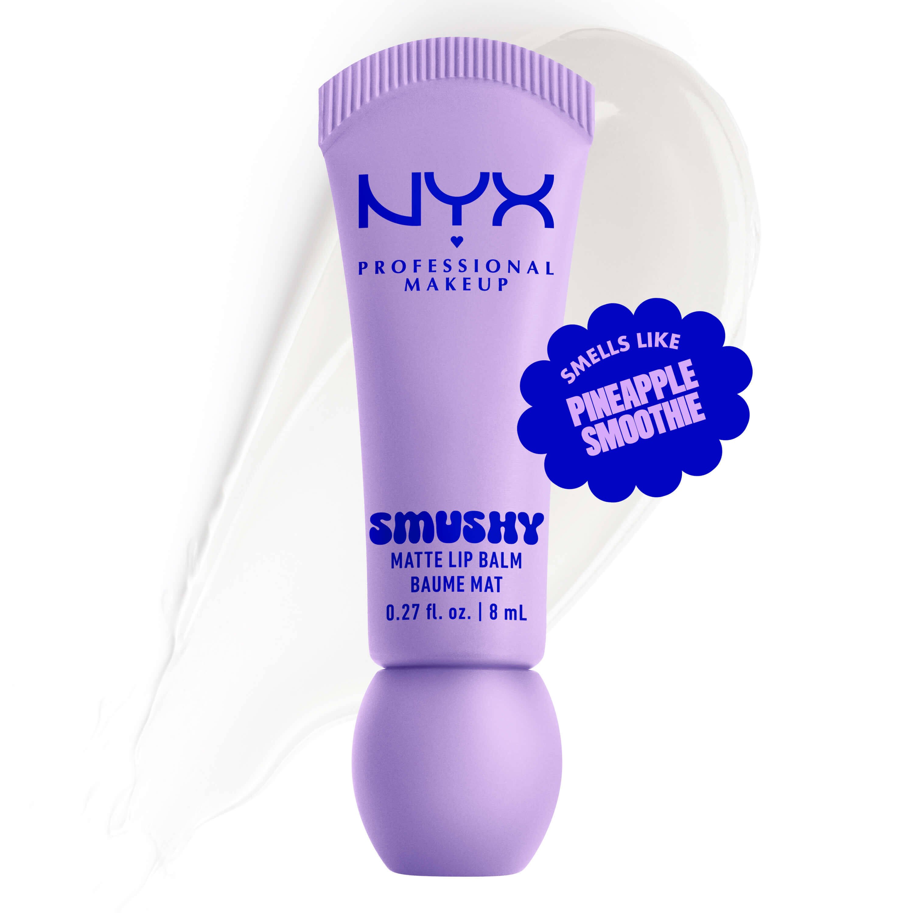 Nyx Professional Makeup Smushy Matte Lip Balm Βάλσαμο Χειλιών με Απαλό Ματ Χρώμα Εμπλουτισμένο με Πούδρα Ρυζιού Mochi & Κεραμίδια Ζάχαρης 8ml - 01 Sugar Mush