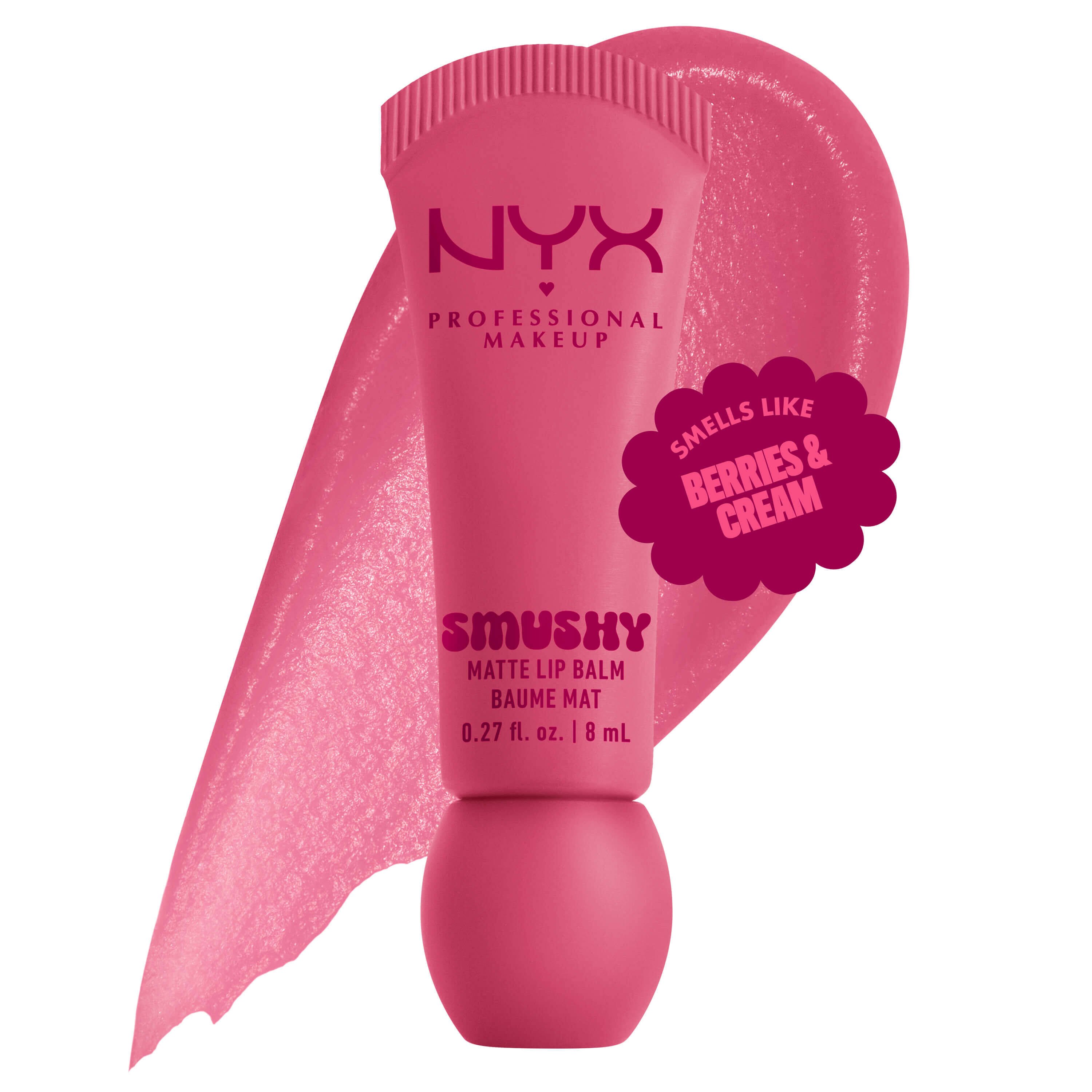 Nyx Professional Makeup Smushy Matte Lip Balm Βάλσαμο Χειλιών με Απαλό Ματ Χρώμα Εμπλουτισμένο με Πούδρα Ρυζιού Mochi & Κεραμίδια Ζάχαρης 8ml - 02 Swipe Sesh