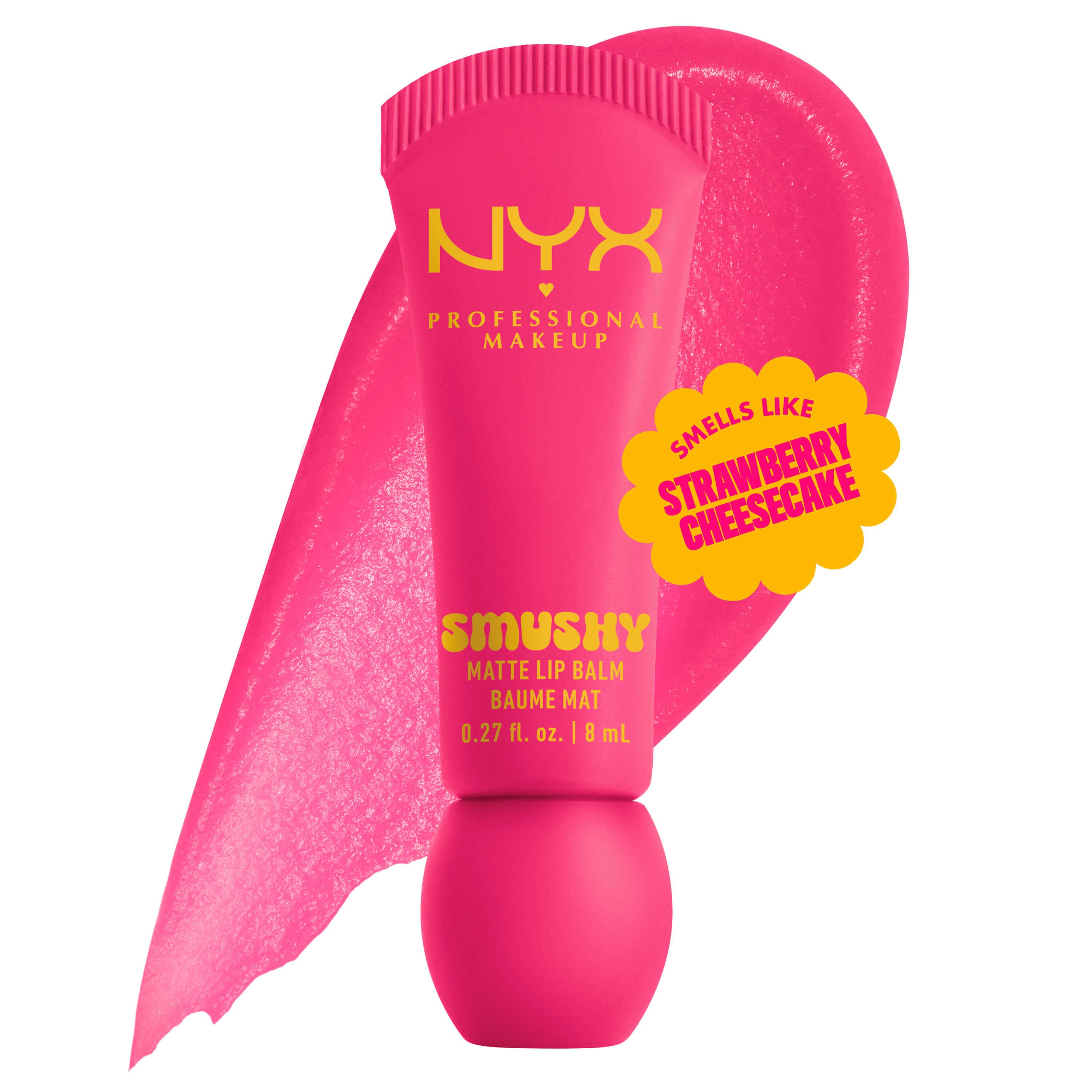 Nyx Professional Makeup Smushy Matte Lip Balm Βάλσαμο Χειλιών με Απαλό Ματ Χρώμα Εμπλουτισμένο με Πούδρα Ρυζιού Mochi & Κεραμίδια Ζάχαρης 8ml - 03 Sweet Smack