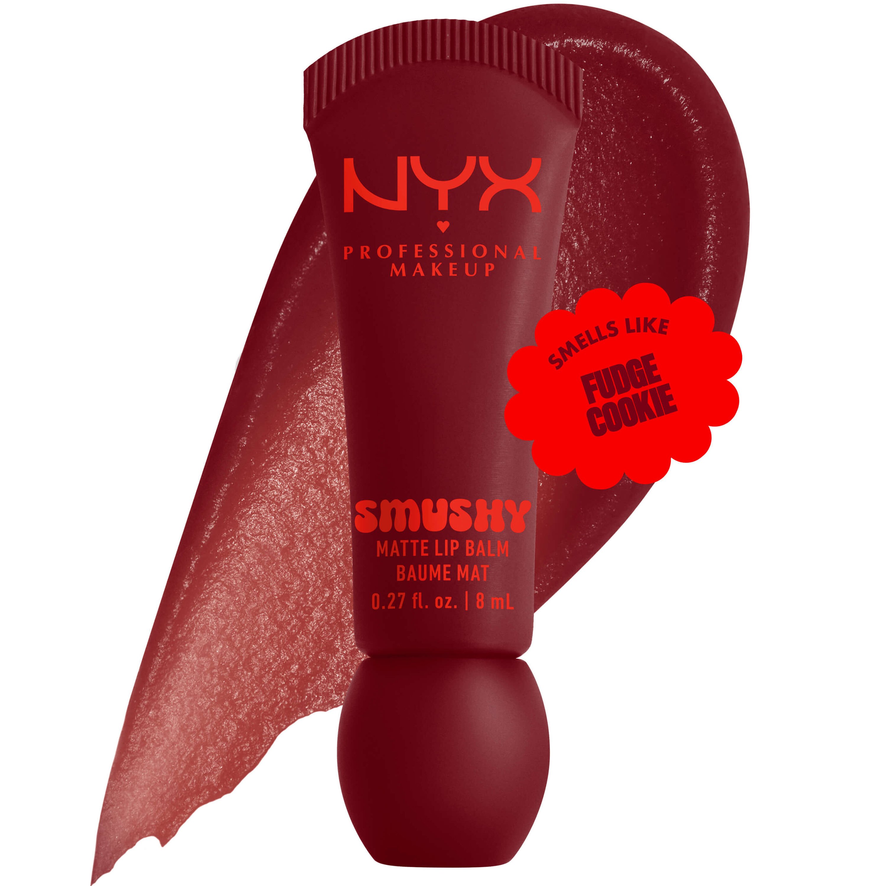 Nyx Professional Makeup Smushy Matte Lip Balm Βάλσαμο Χειλιών με Απαλό Ματ Χρώμα Εμπλουτισμένο με Πούδρα Ρυζιού Mochi & Κεραμίδια Ζάχαρης 8ml - 07 Swipe 2 Smooth