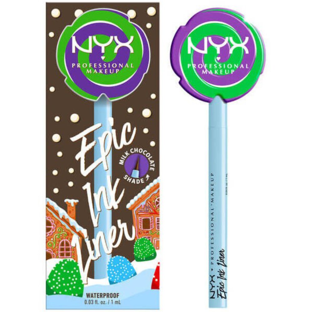 Nyx Professional Makeup Waterproof Epic Ink Liner Αδιάβροχο Eyeliner με Πλούσια Κρεμμώδη Υφή & Έντονο Αποτέλεσμα που Διαρκεί 1ml - Milk Chocolate