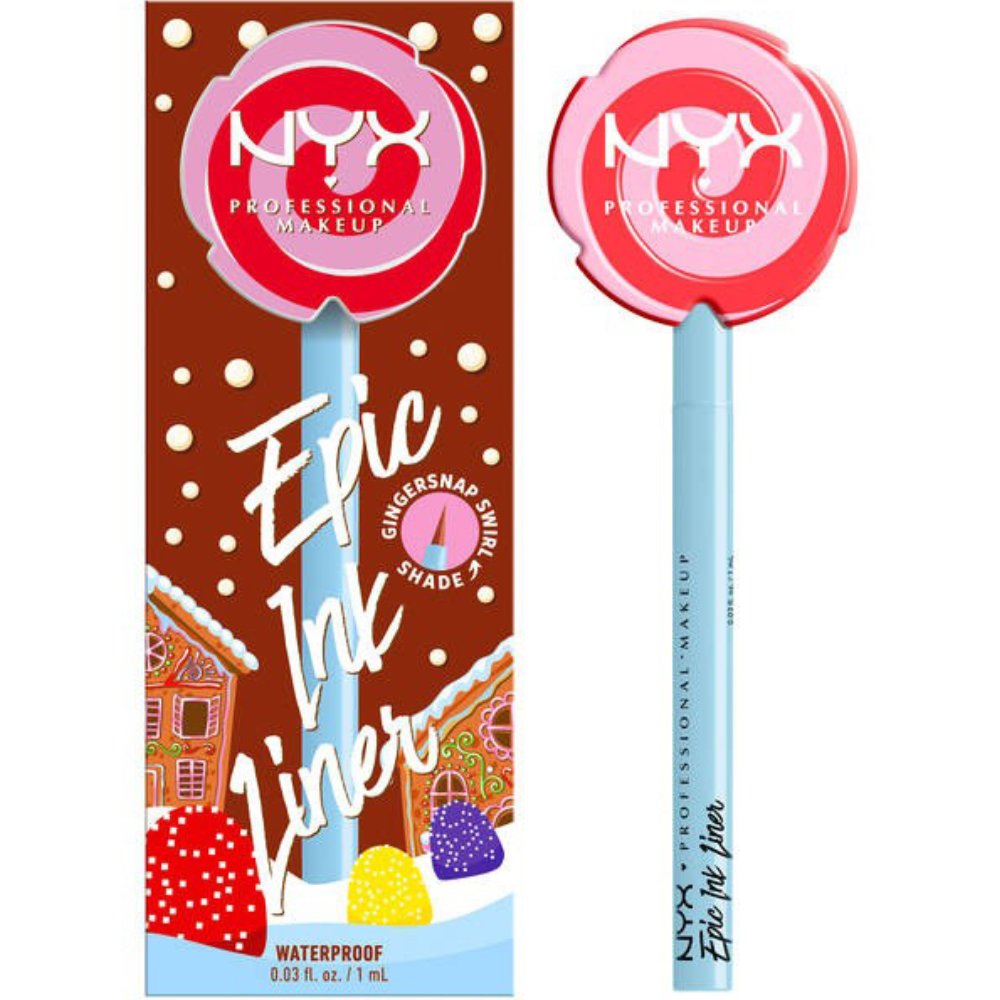 Nyx Professional Makeup Waterproof Epic Ink Liner Αδιάβροχο Eyeliner με Πλούσια Κρεμμώδη Υφή & Έντονο Αποτέλεσμα που Διαρκεί 1ml - Gingershap Swirl