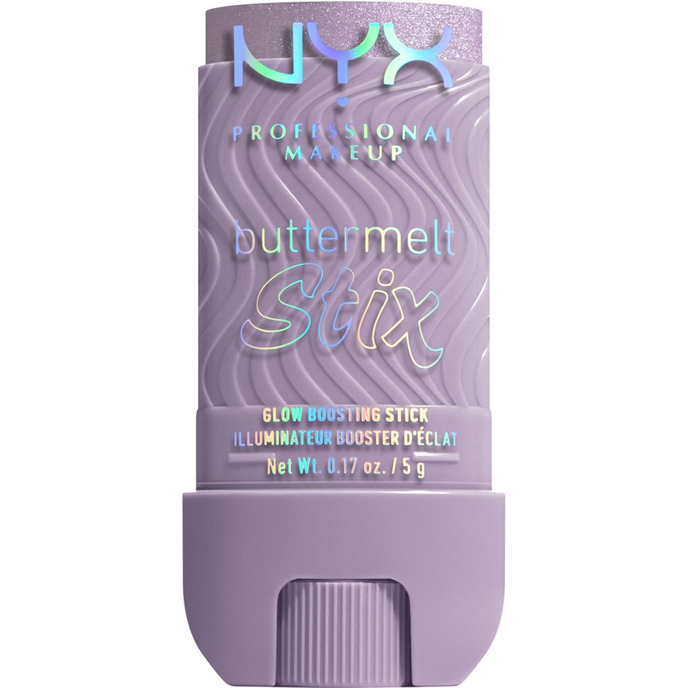 Nyx Professional Makeup Buttermelt Stix Glow Boosting Highlighter Πολυχρηστικό Ενυδατικό Highlighter σε Μορφή Στικ με Glitter για Λάμψη & Βουτυρένια Βελούδινη Υφή, 5g - 02 Love At First Melt
