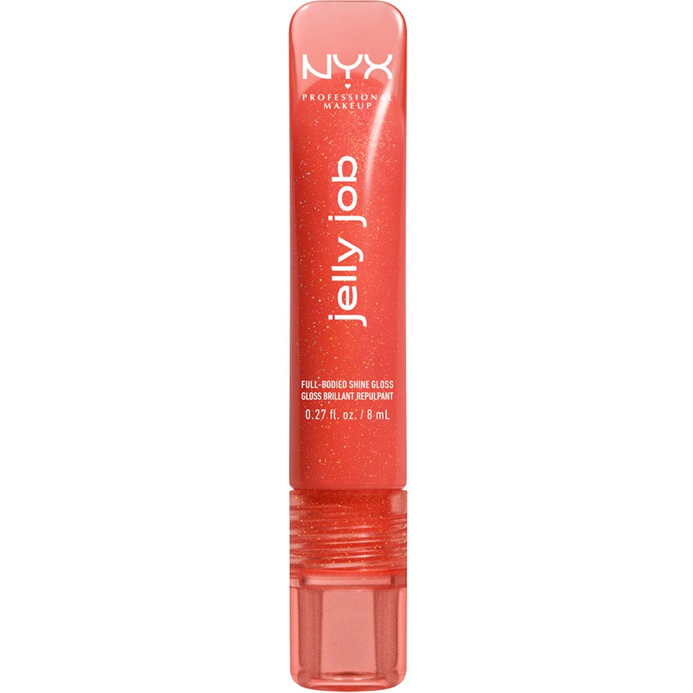 Nyx Professional Makeup Jelly Job Full Bodied Shine Lip Gloss Σέρουμ για Αστραφτερά, Λεία, Ζουμερά & Ενυδατωμένα Χείλη με Glitter & Σύμπλεγμα Πεπτιδίων, 7,5ml - 12 Jelly Squeeze