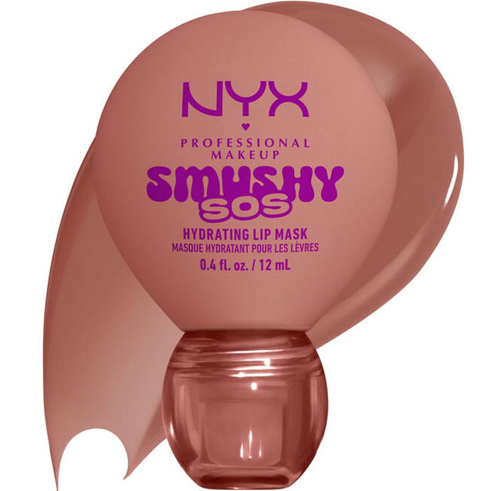 Nyx Professional Makeup Smushy Sos Hydrating Lip Mask Ενυδατική Μάσκα Χειλιών Εμπλουτισμένη με Υαλουρονικό Οξύ που Προσφέρει 12 Ώρες Ενυδάτωσης 12ml - 02 Shea So Smooth
